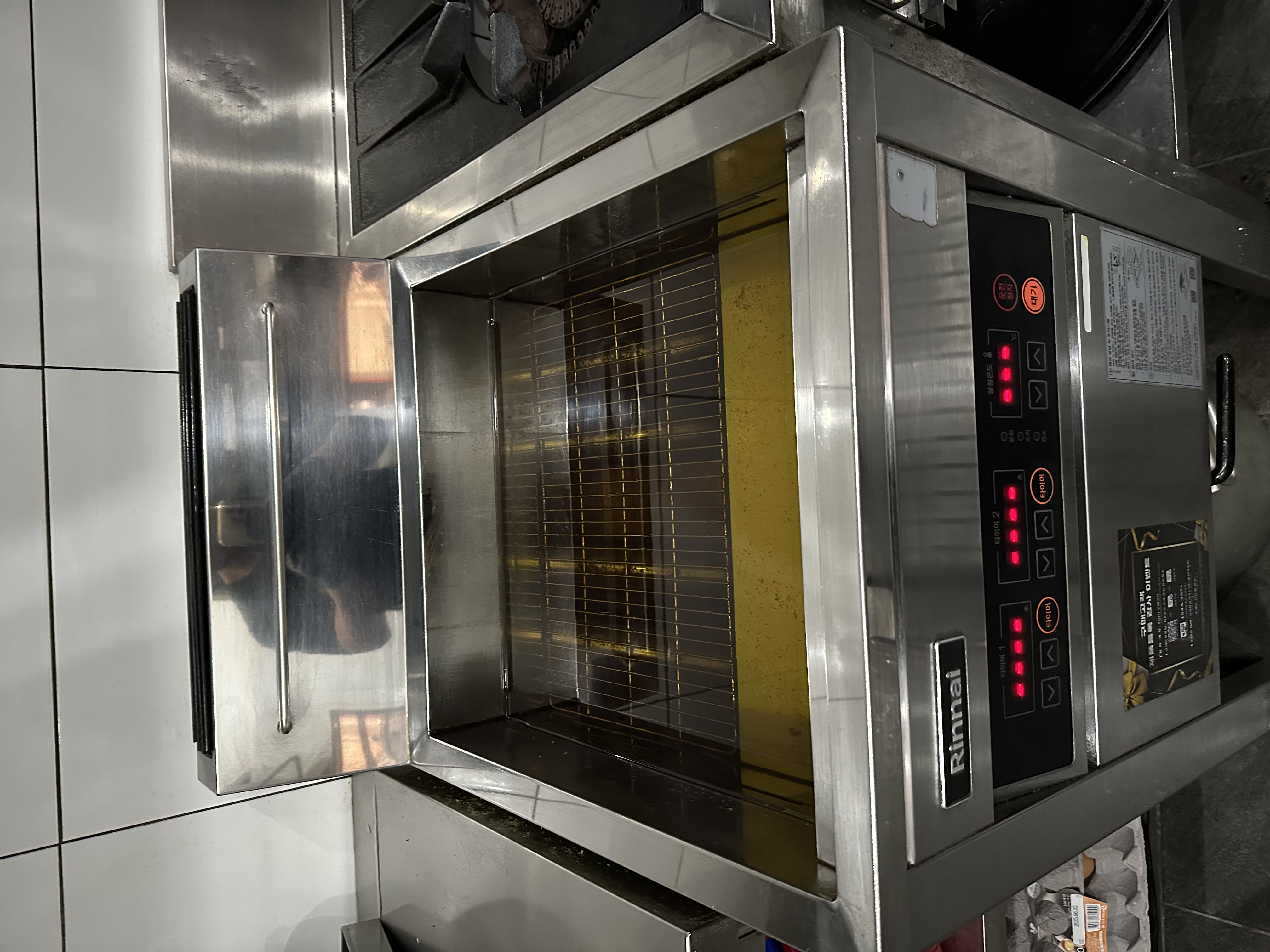 린나이 업소용튀김기