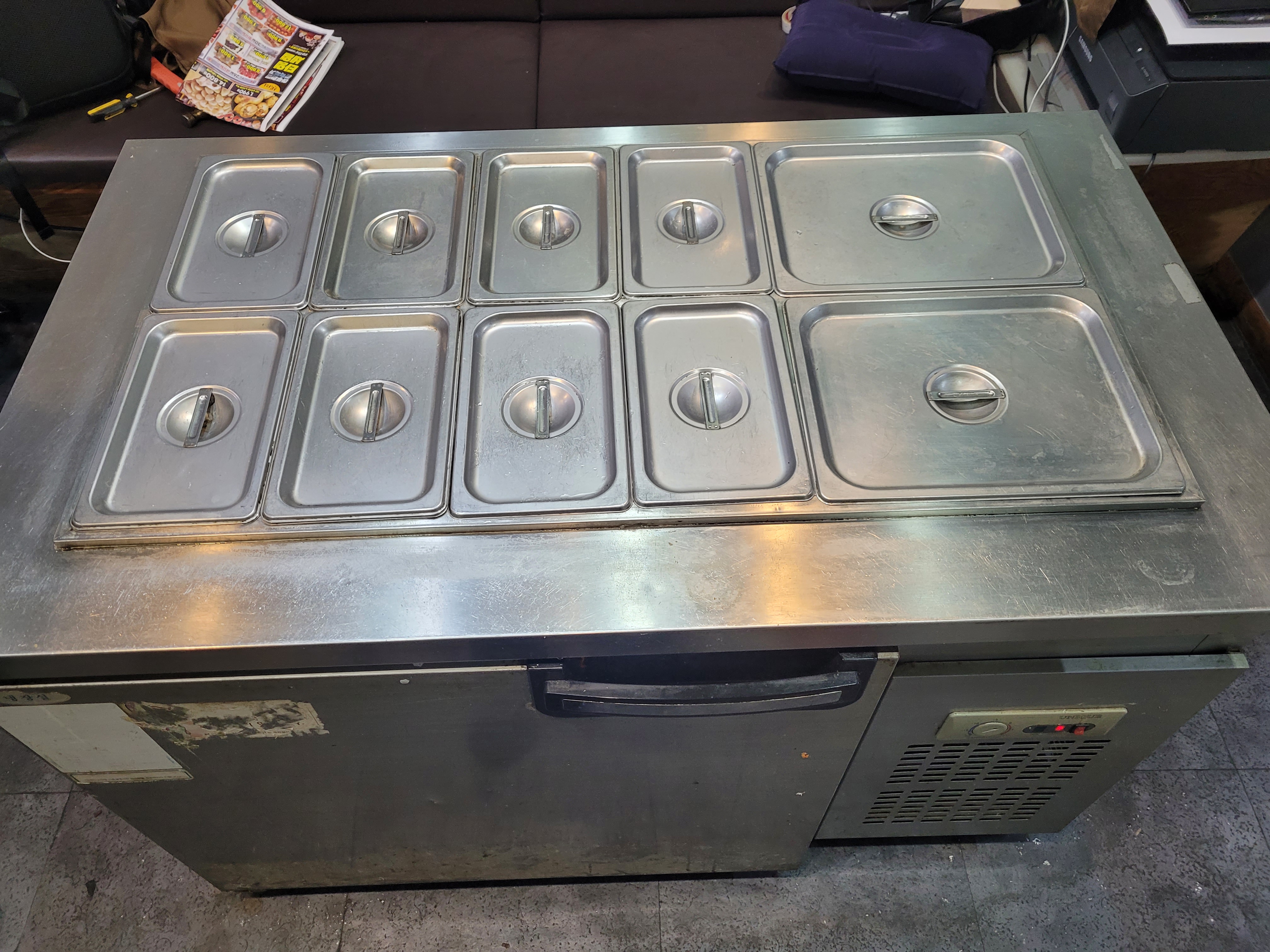 1200  유니크 밧트냉장고 반찬냉장