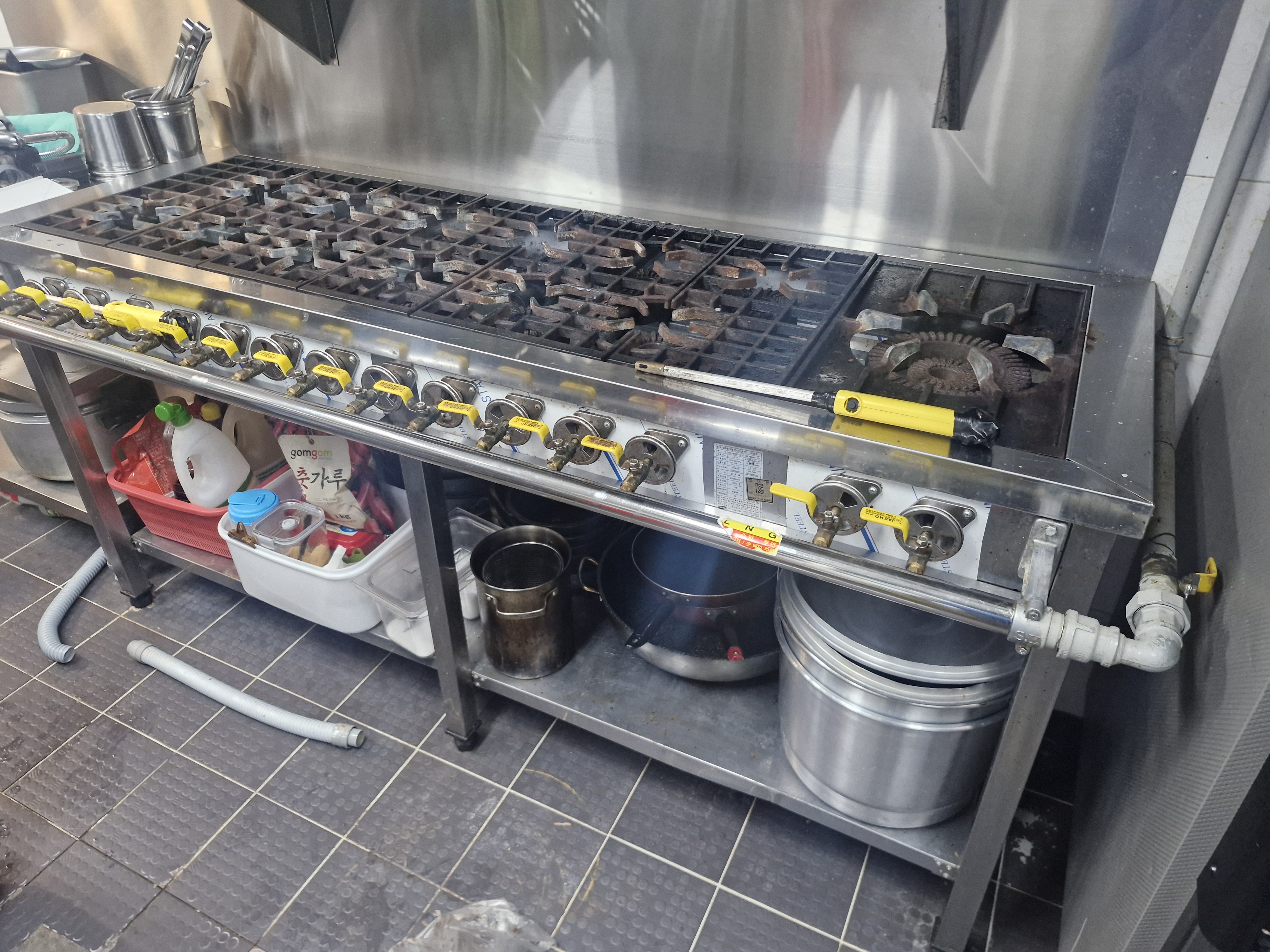 업소용 가스레인지 간택기 1800