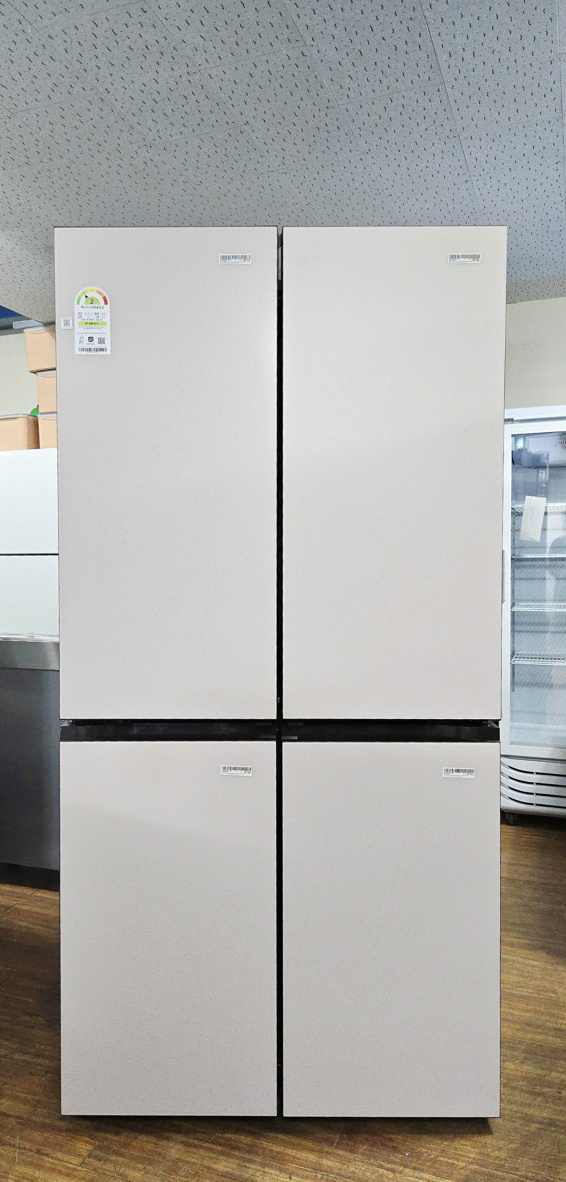 오브제 4도어 냉장고