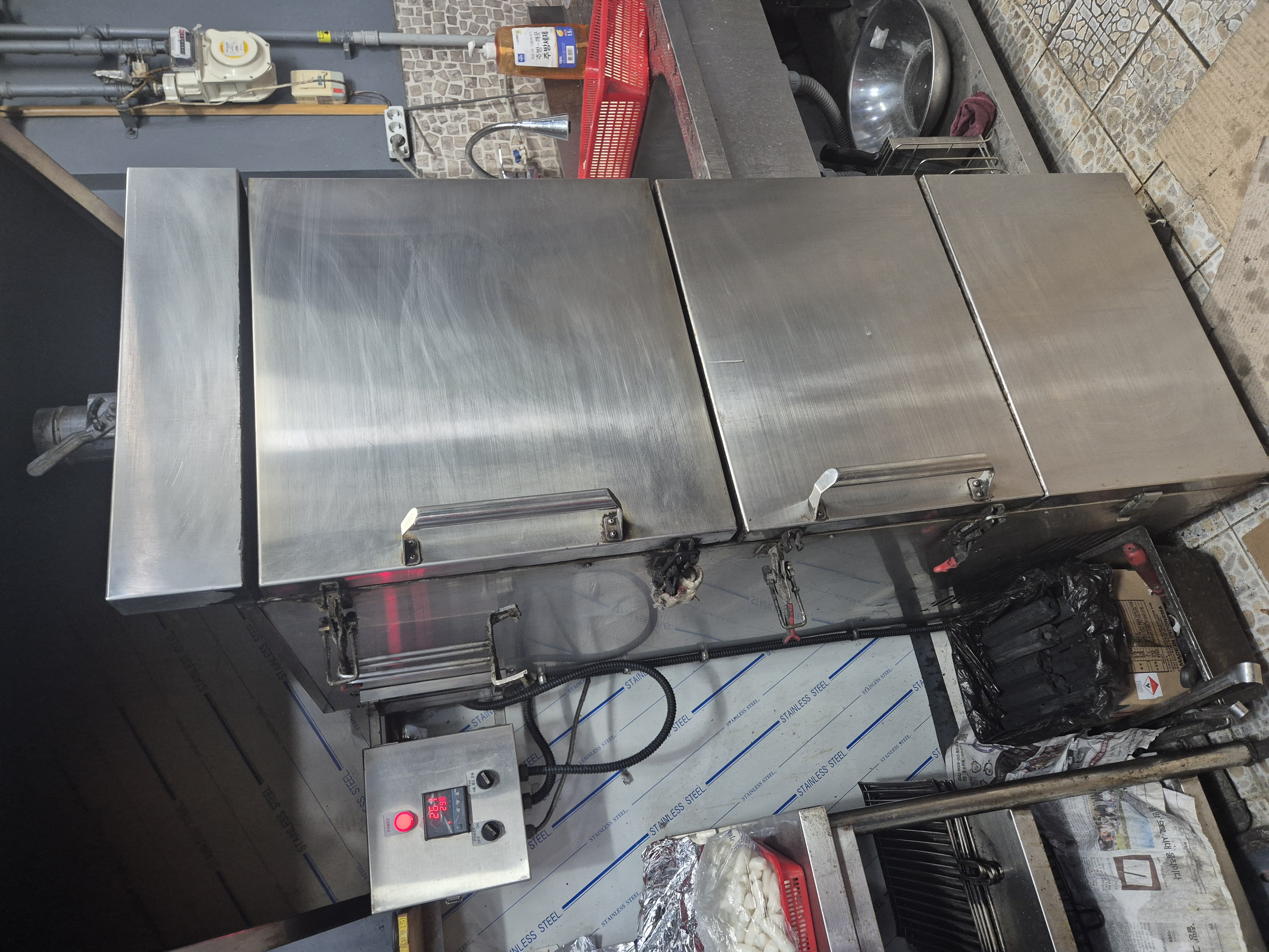 숯불바베큐 전기숯가마