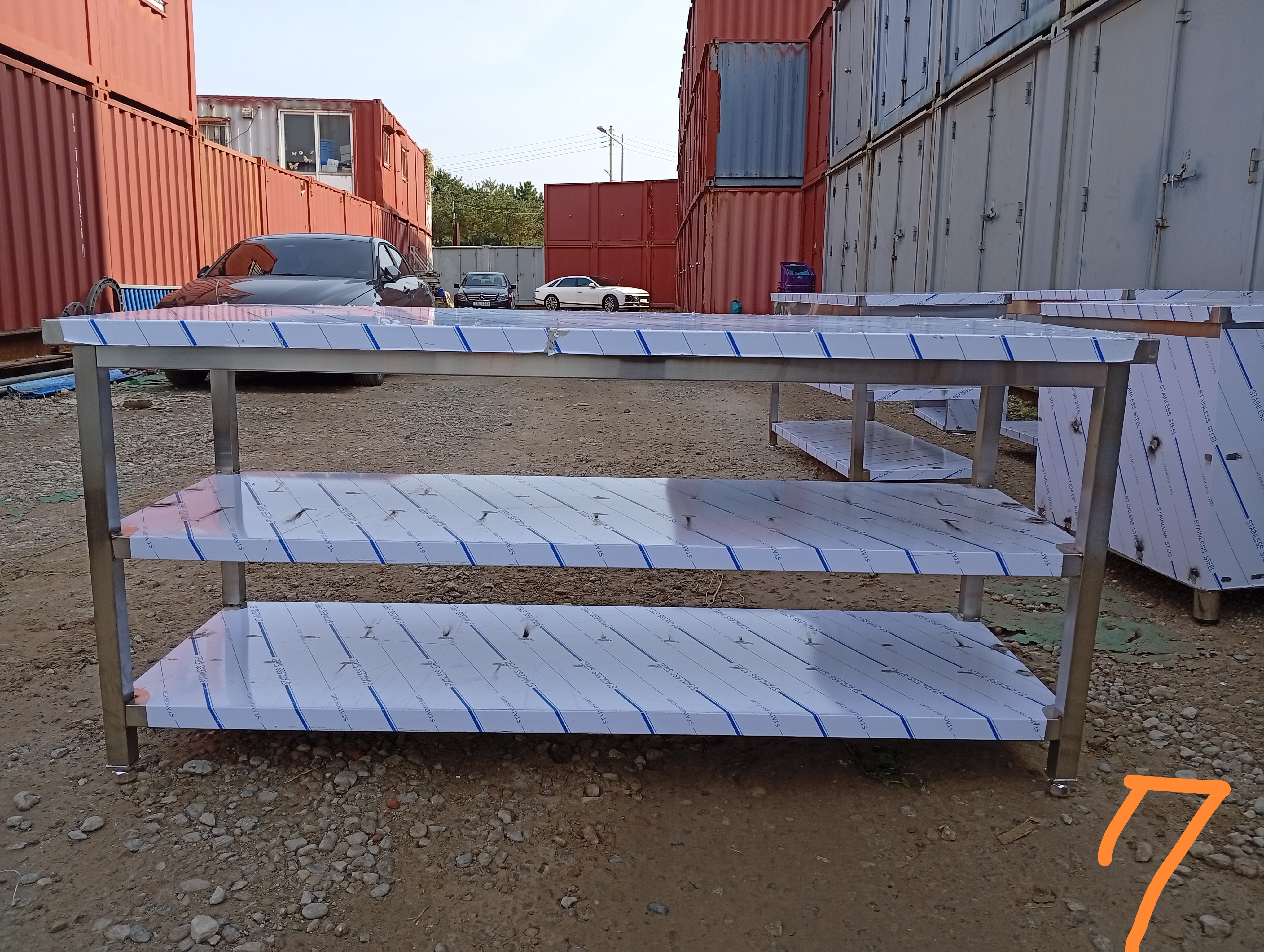 2단 작업대. /미사용/재고 정리