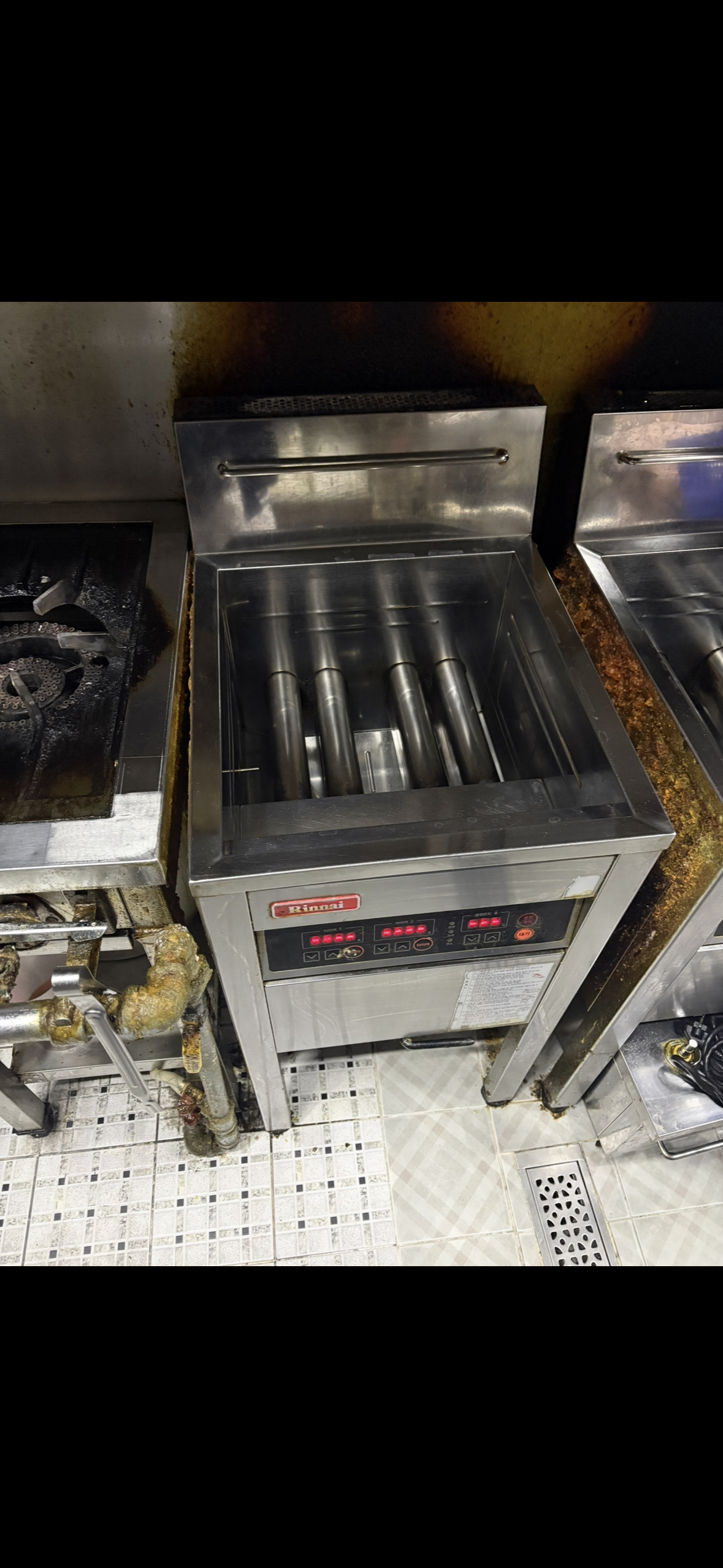 린나이 가스 튀김기