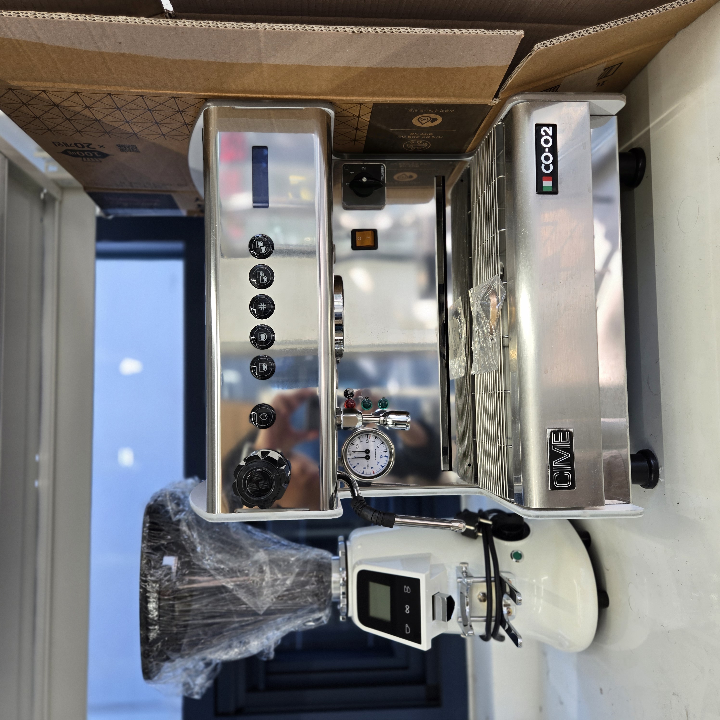 씨메02커피머신, 벨로즈 그라인더 판매합니다.