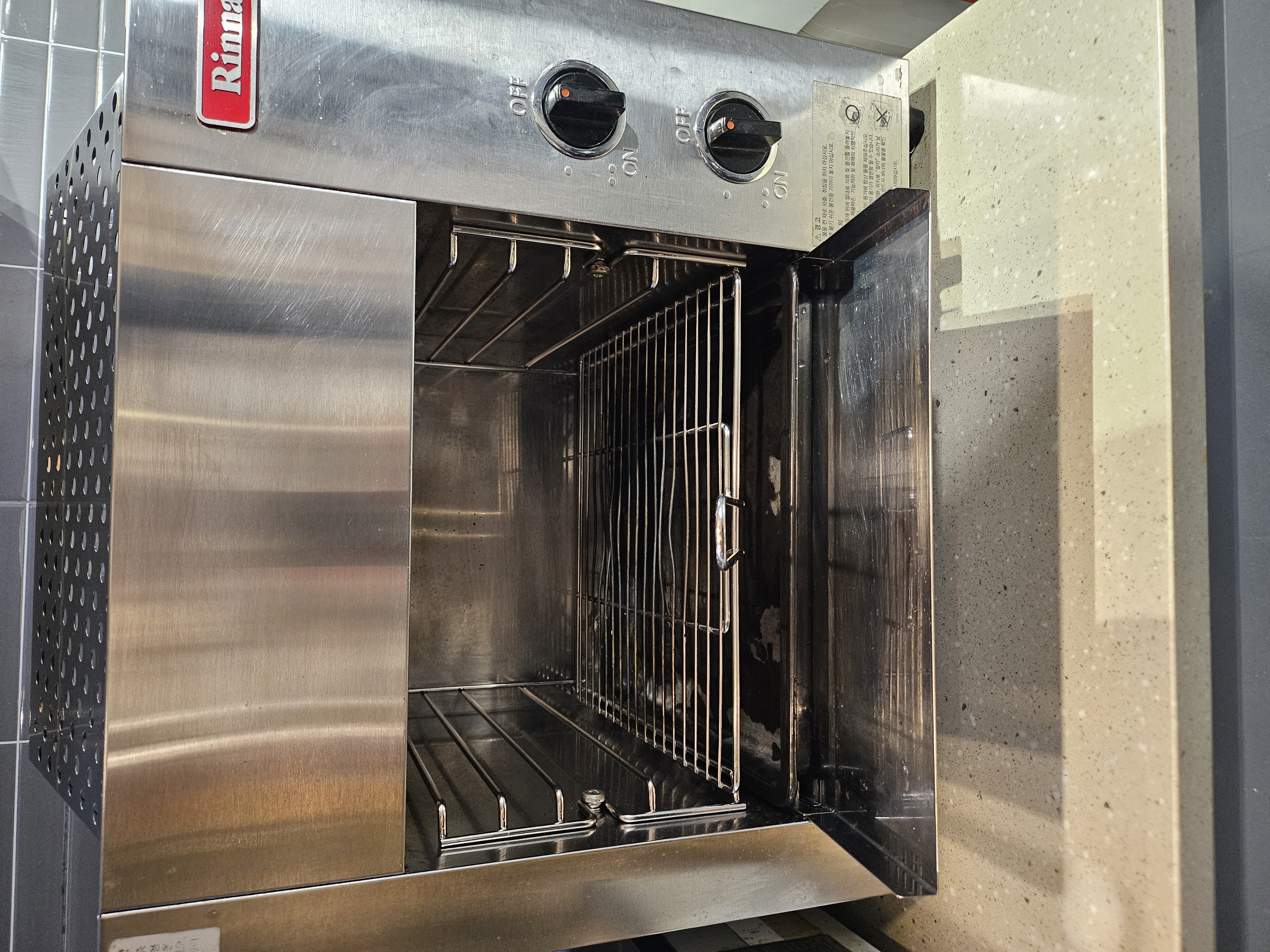 린나이 가스 구이기. 린나이 RSB-922N 입니다