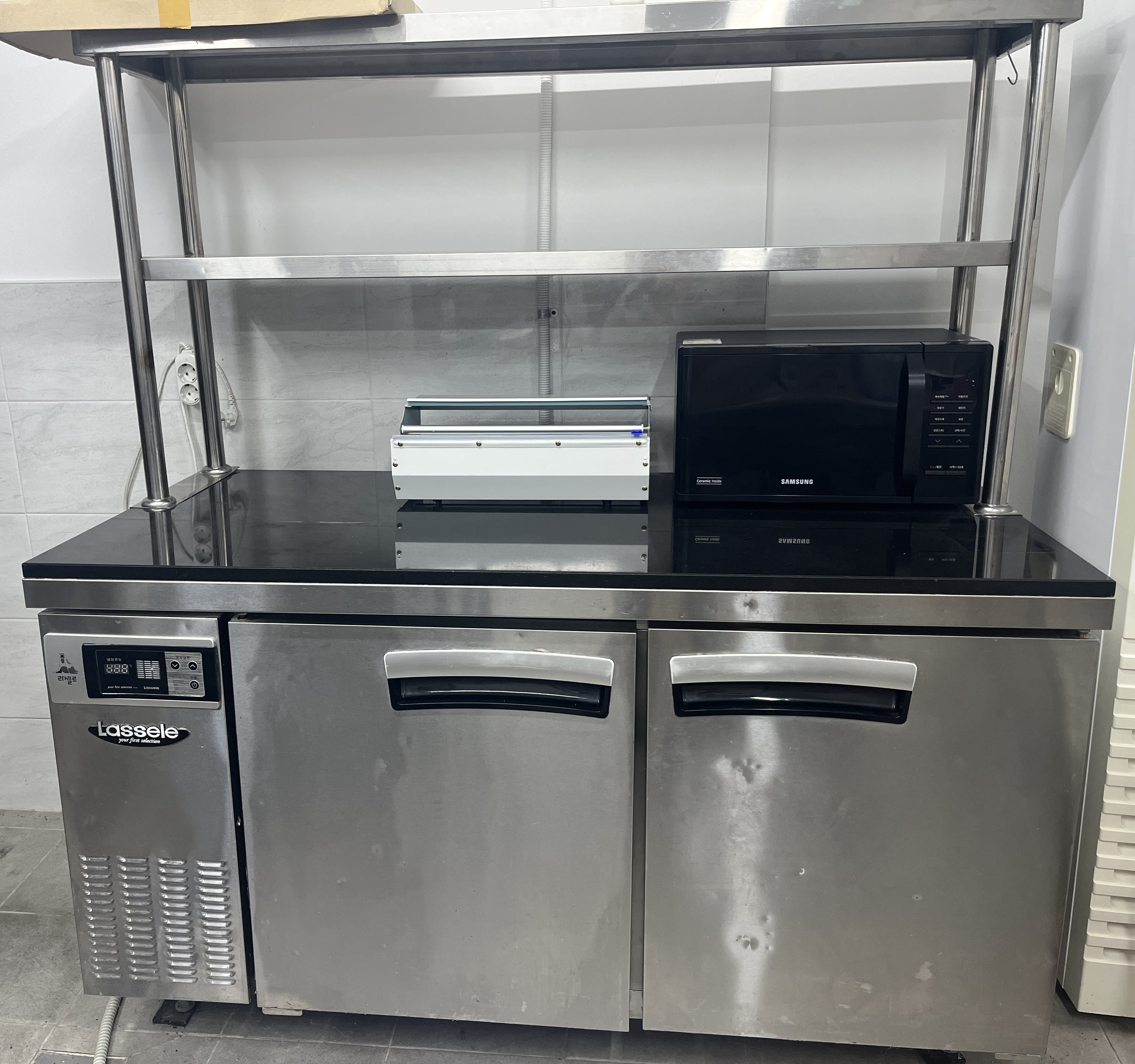 라셀르 2도어 테이블 냉장고