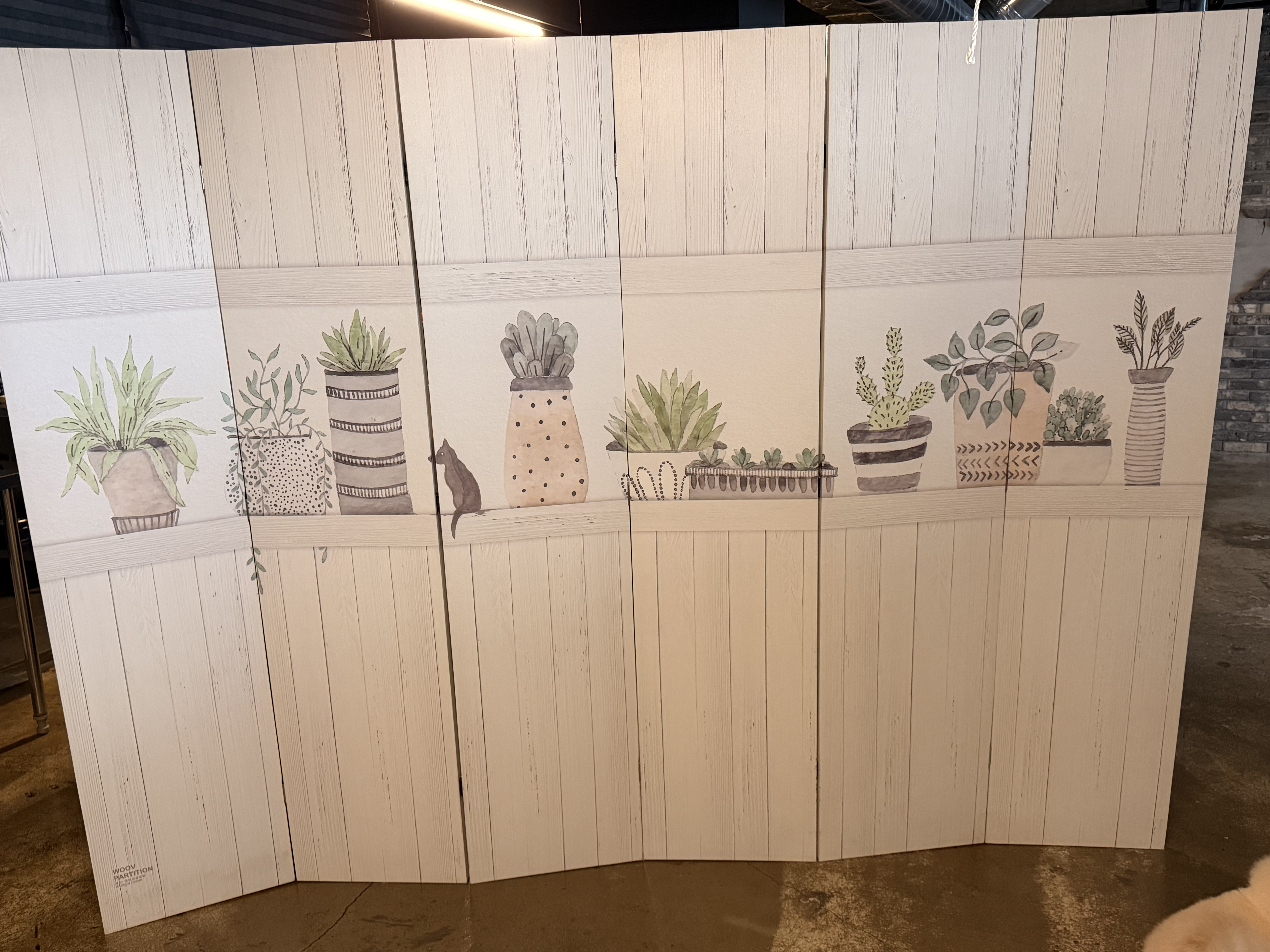 6면 접이식 파티션