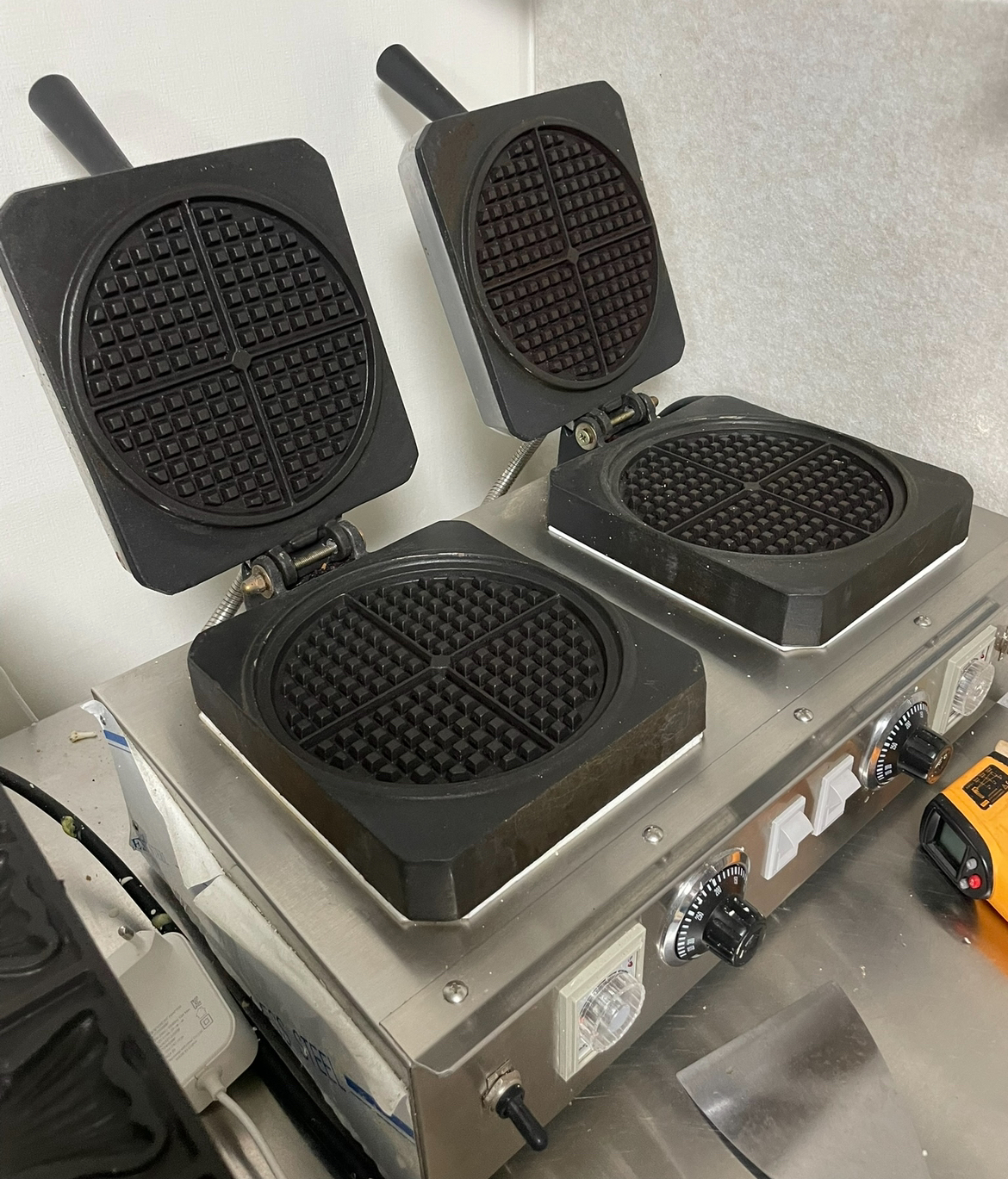 [판매] 옛날 와플 기계 (얇은와플)  2구-25만원