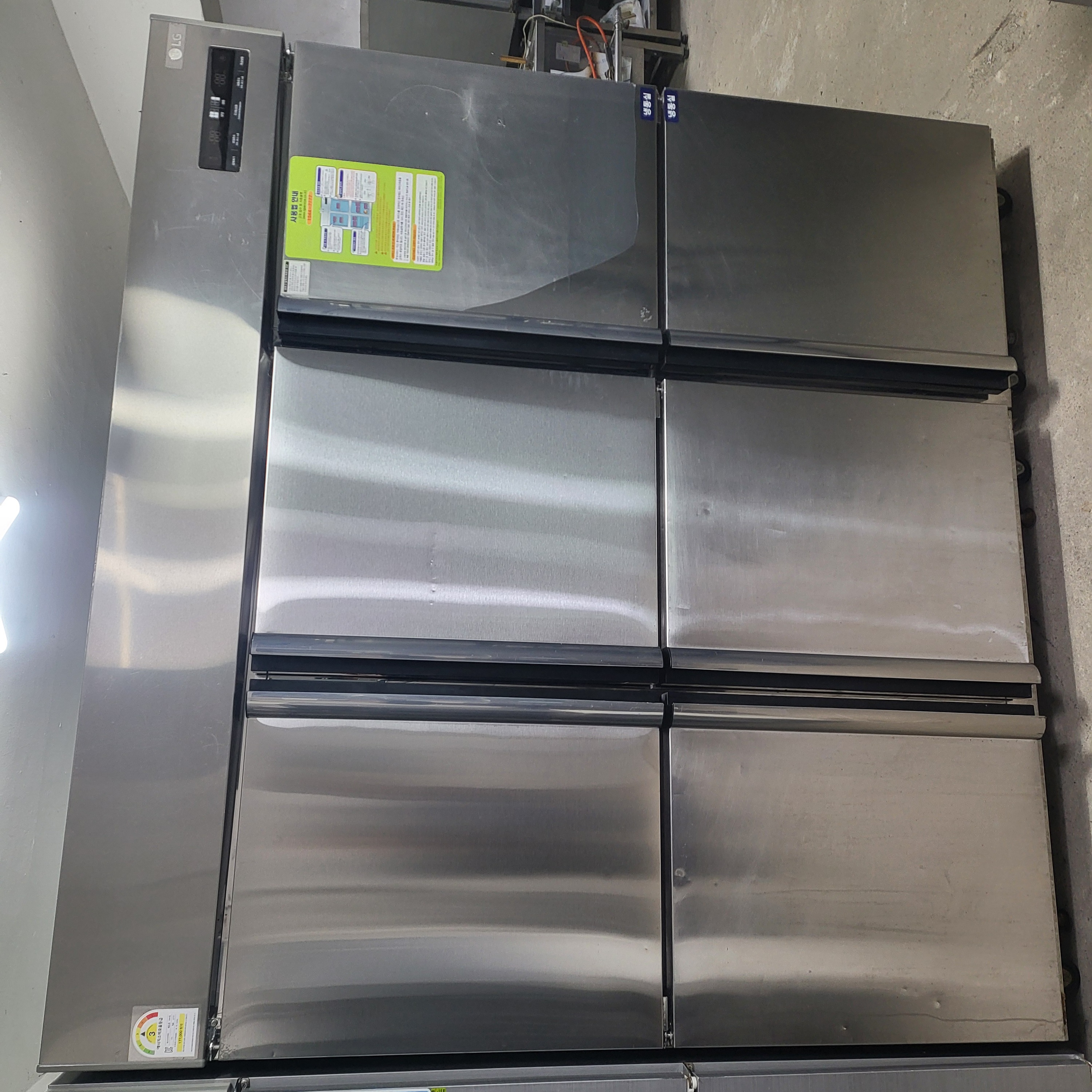 영업용엘지6칸기존냉창고