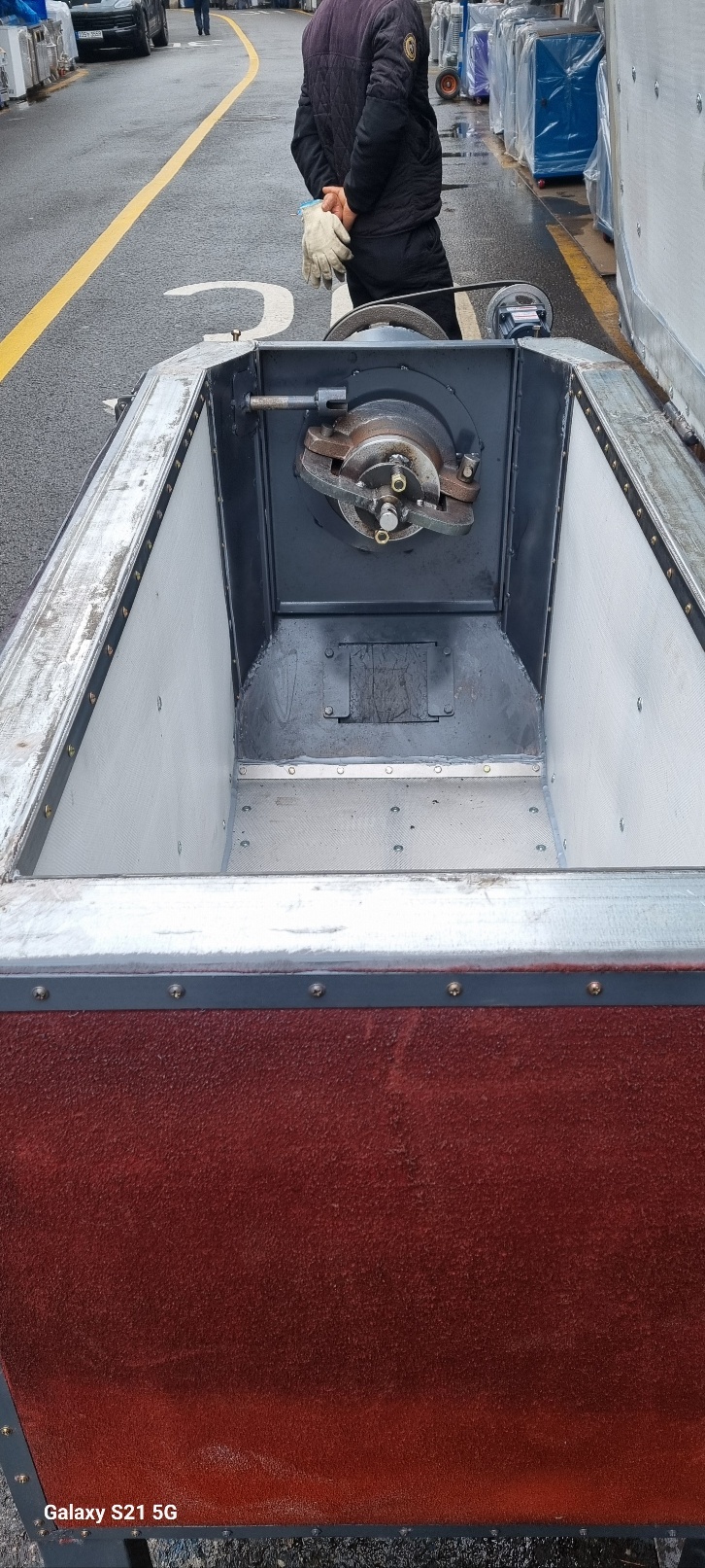 강냉이 뻥튀기 방음용 기계