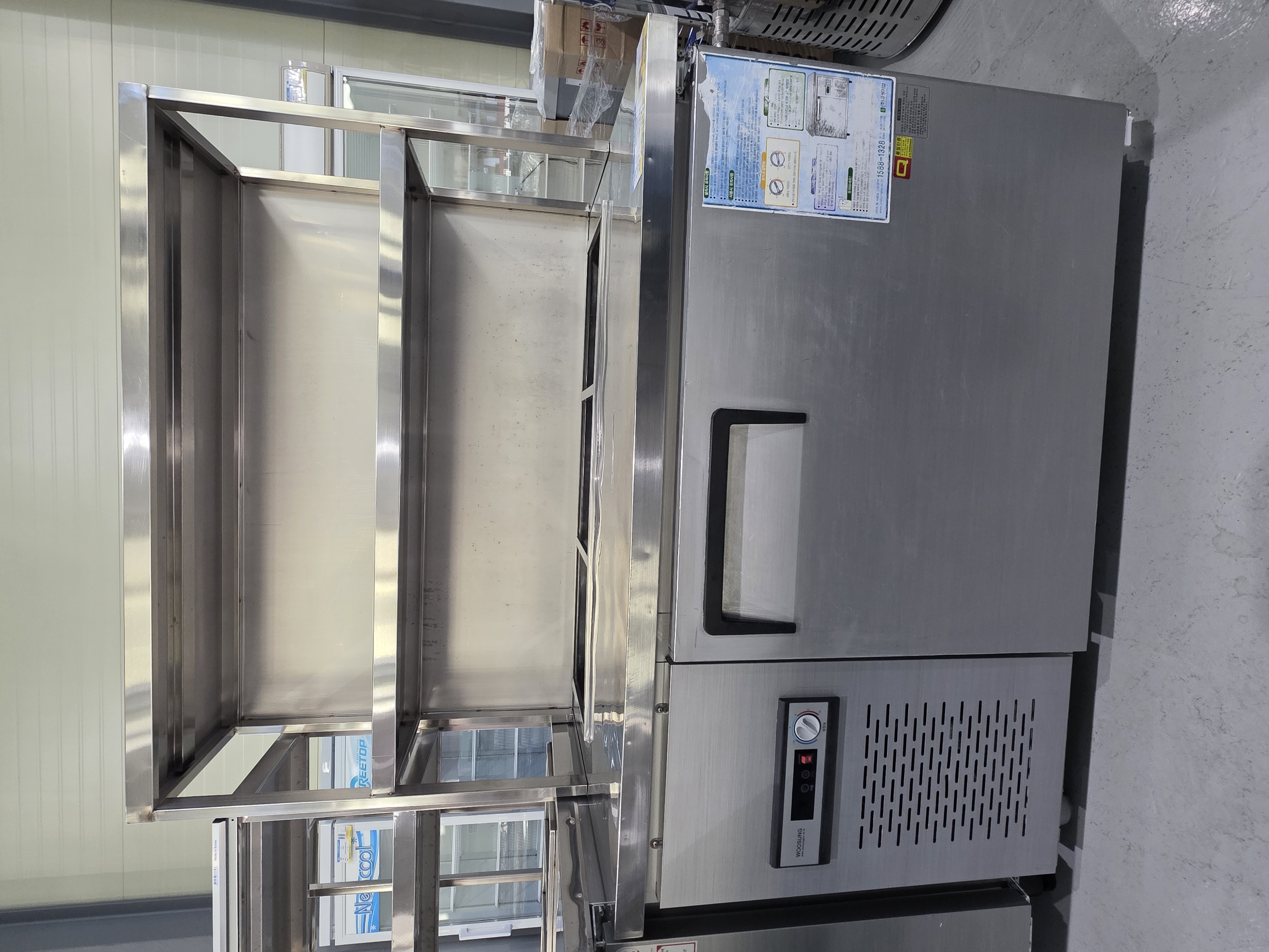 우성 반찬냉장고 1200 + 상부선반 포함 CWS-1200