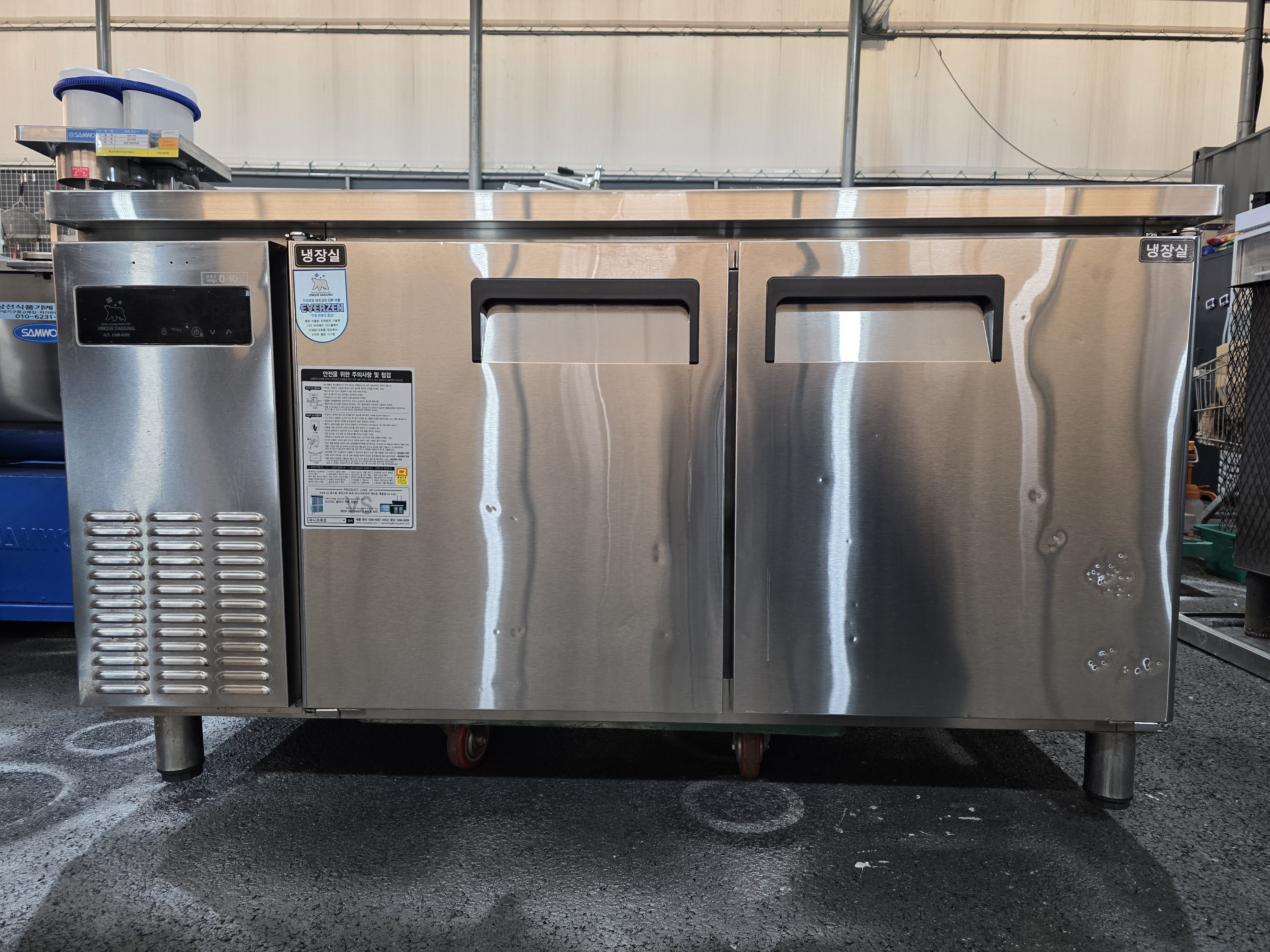 에버젠 냉장테이블 1500 간냉식 UDS-15TIE