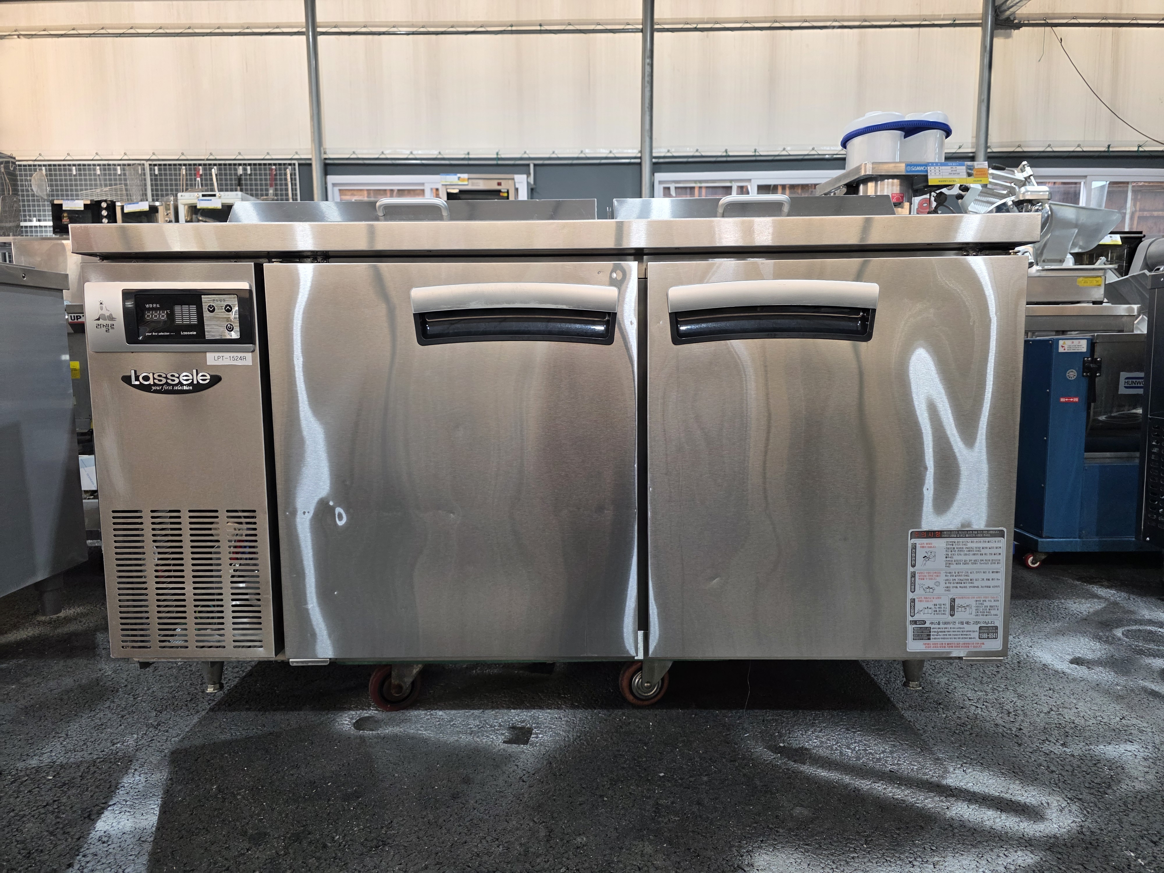 라셀르 토핑냉장고 1500 간냉식 LPT1524R