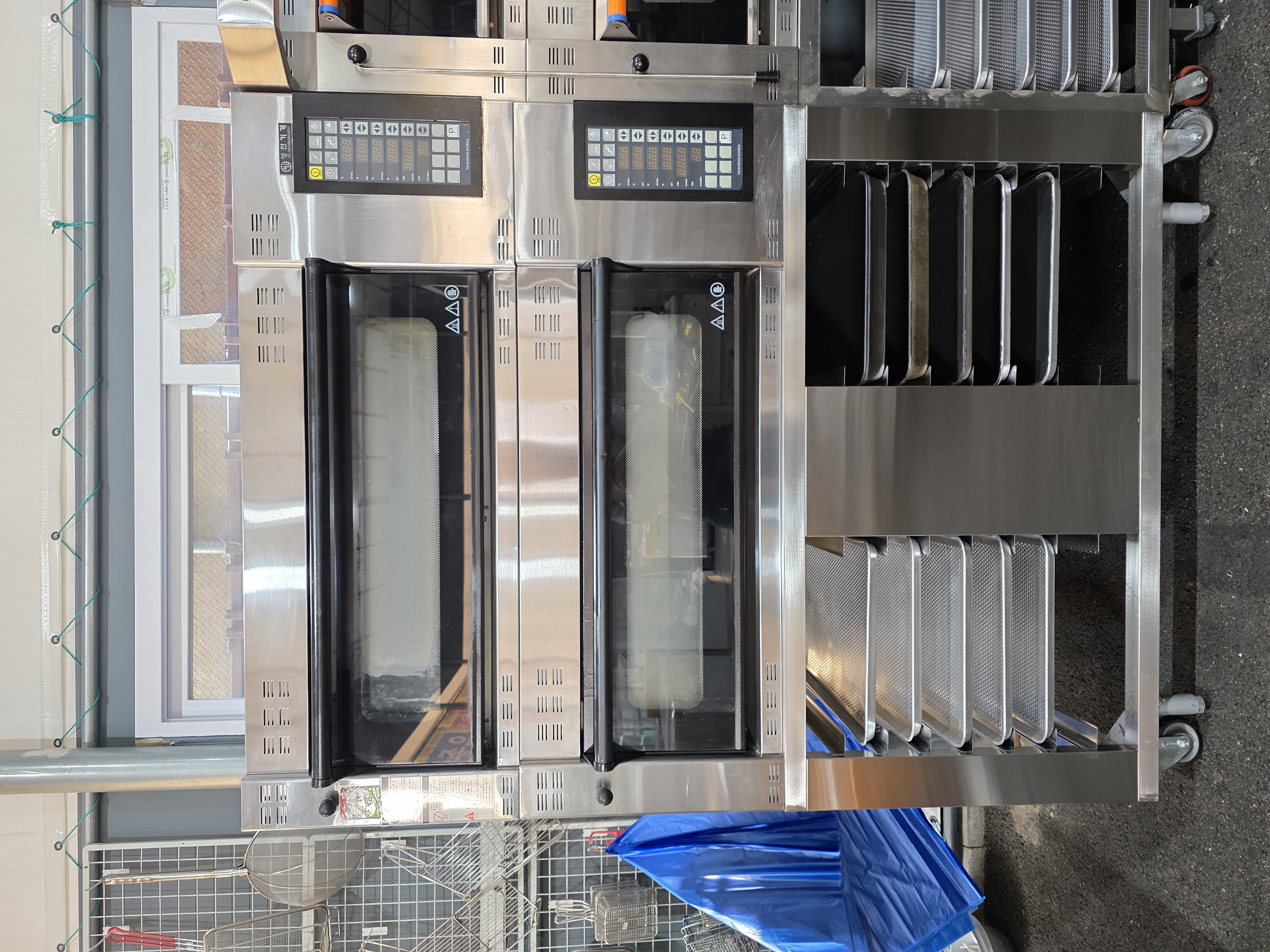 라진플로베 데크오븐 2매 2단+하부렉선반 7단