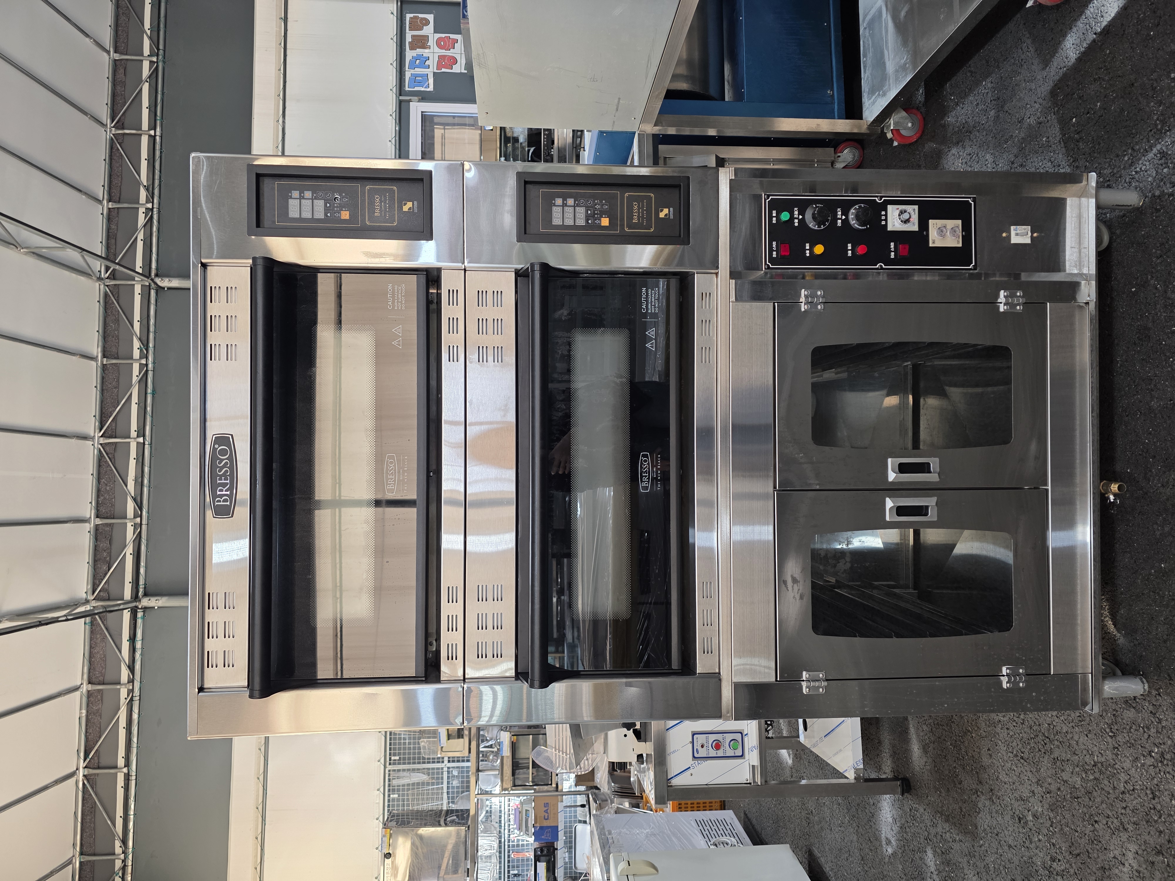 한영 브레소 데크오븐 2매2단 미니 + 라진 발효기 6단MINI OVEN + RJDO-BP-1