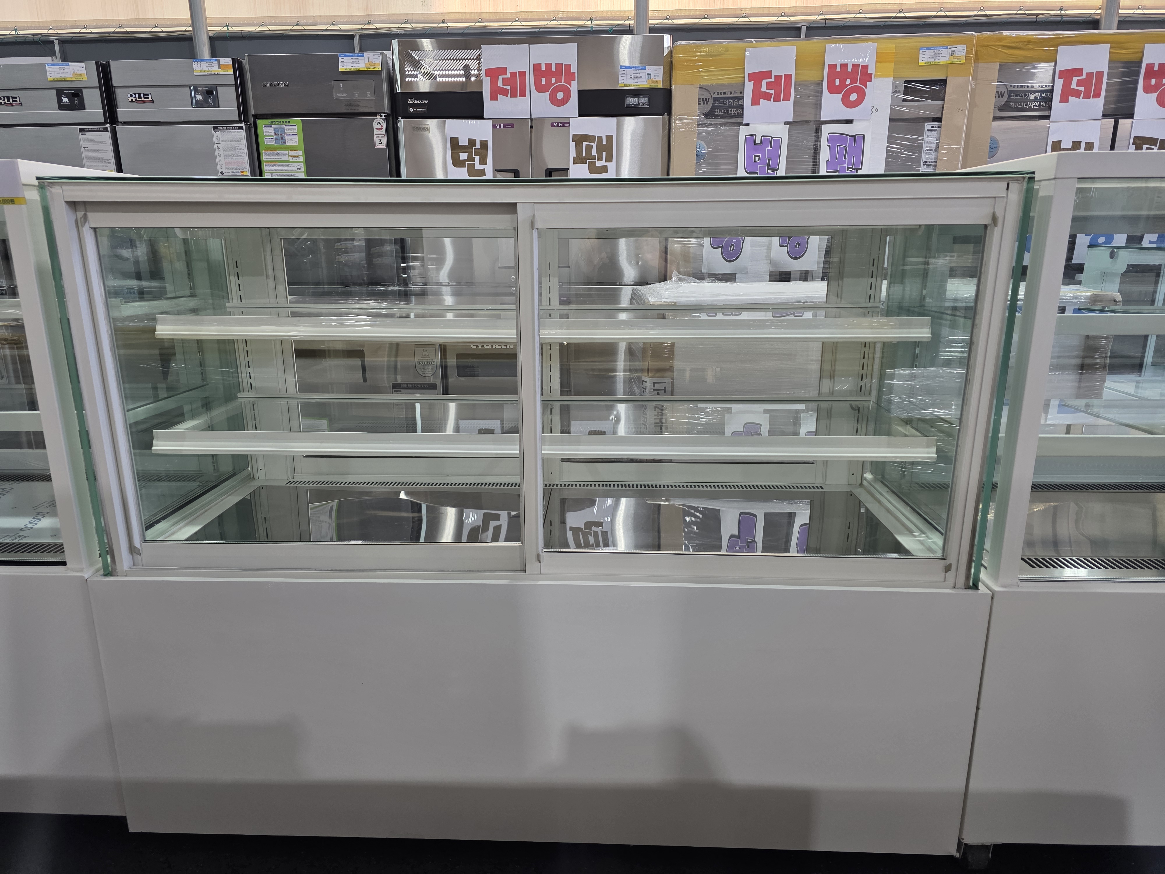 유니크 냉장쇼케이스 1500 양문형 3단 SKJ-F3