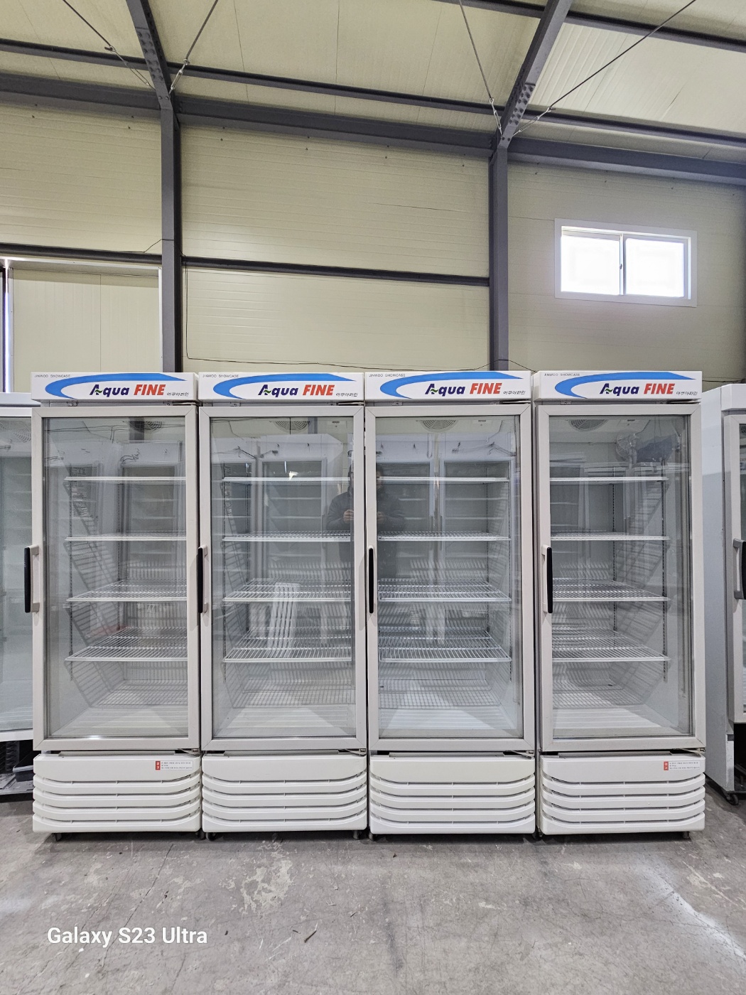 수직냉동고 냉동쇼케이스 