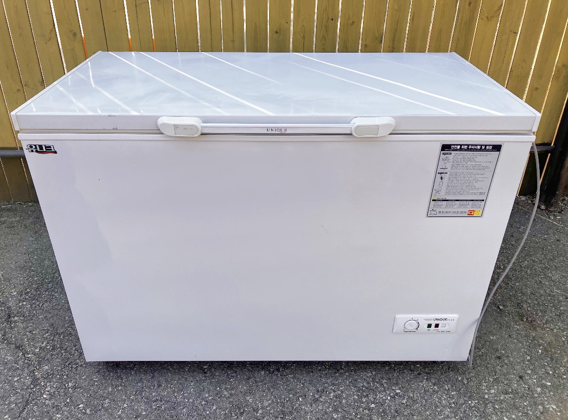 유니크 340L 냉동고