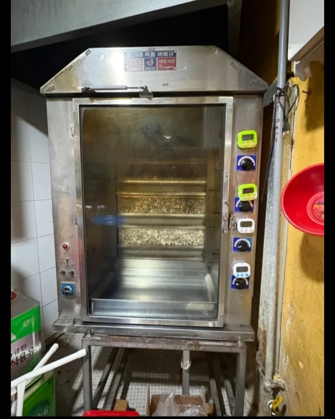 바베큐통닭구이기계 가스전용