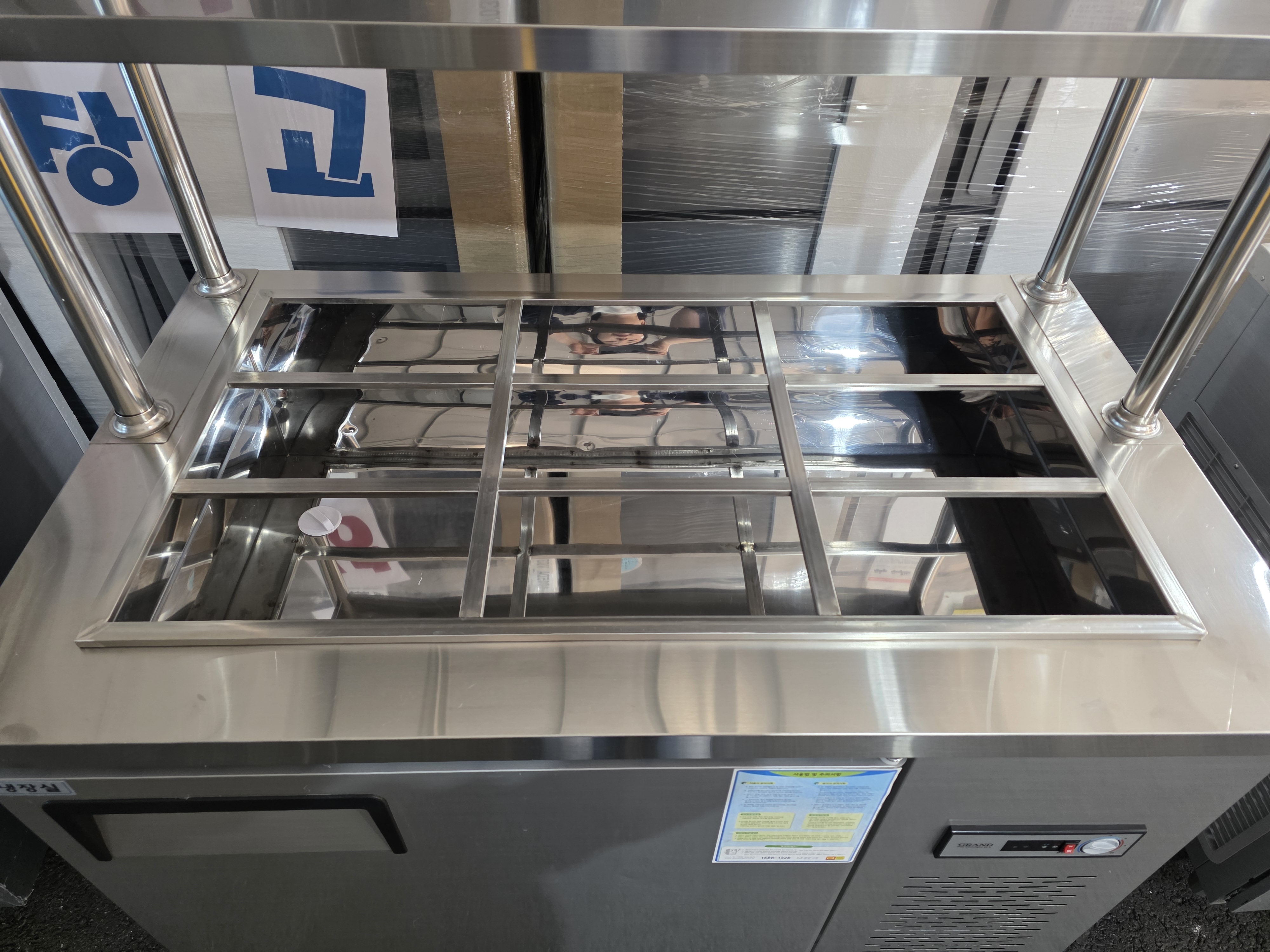 그랜드우성 반찬냉장고 GWS-120RBT + 상부선반