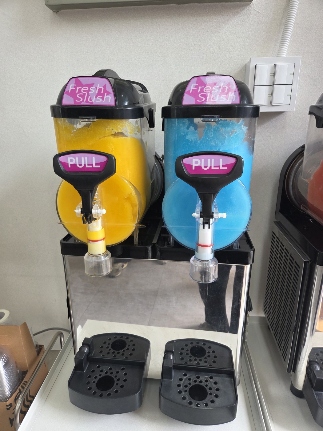 슬러시 기계 2구 2개