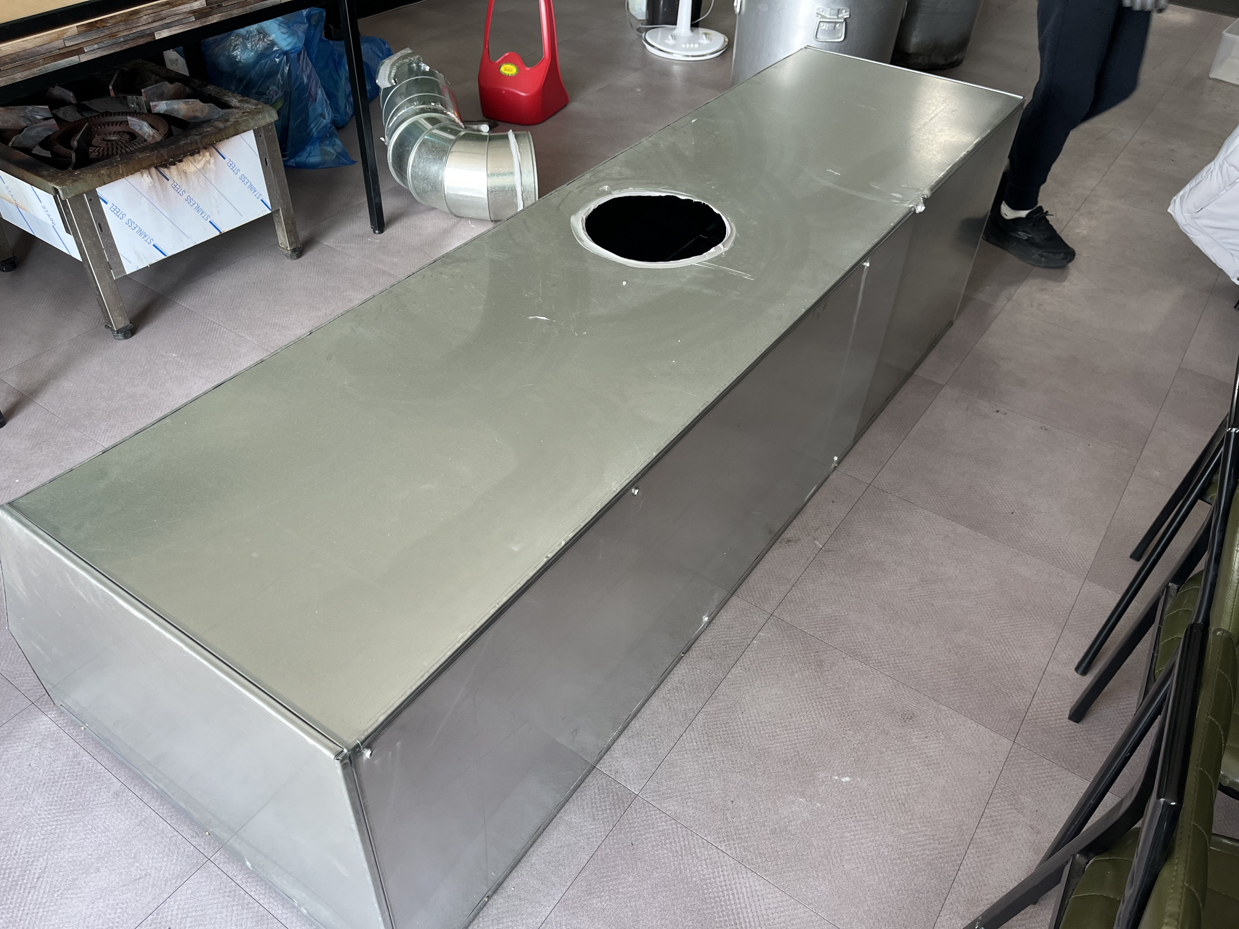 식당 업소용 스텐 닥트 후드 210cm 철거완료