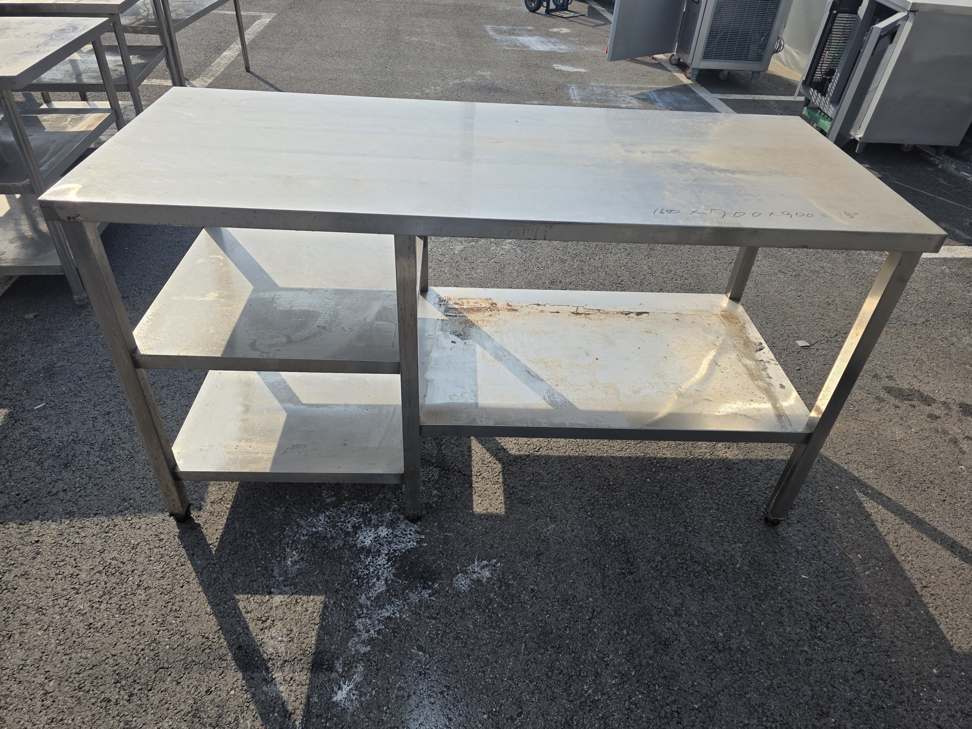 2단 작업대(각파이프)규격 : 1650*700*900