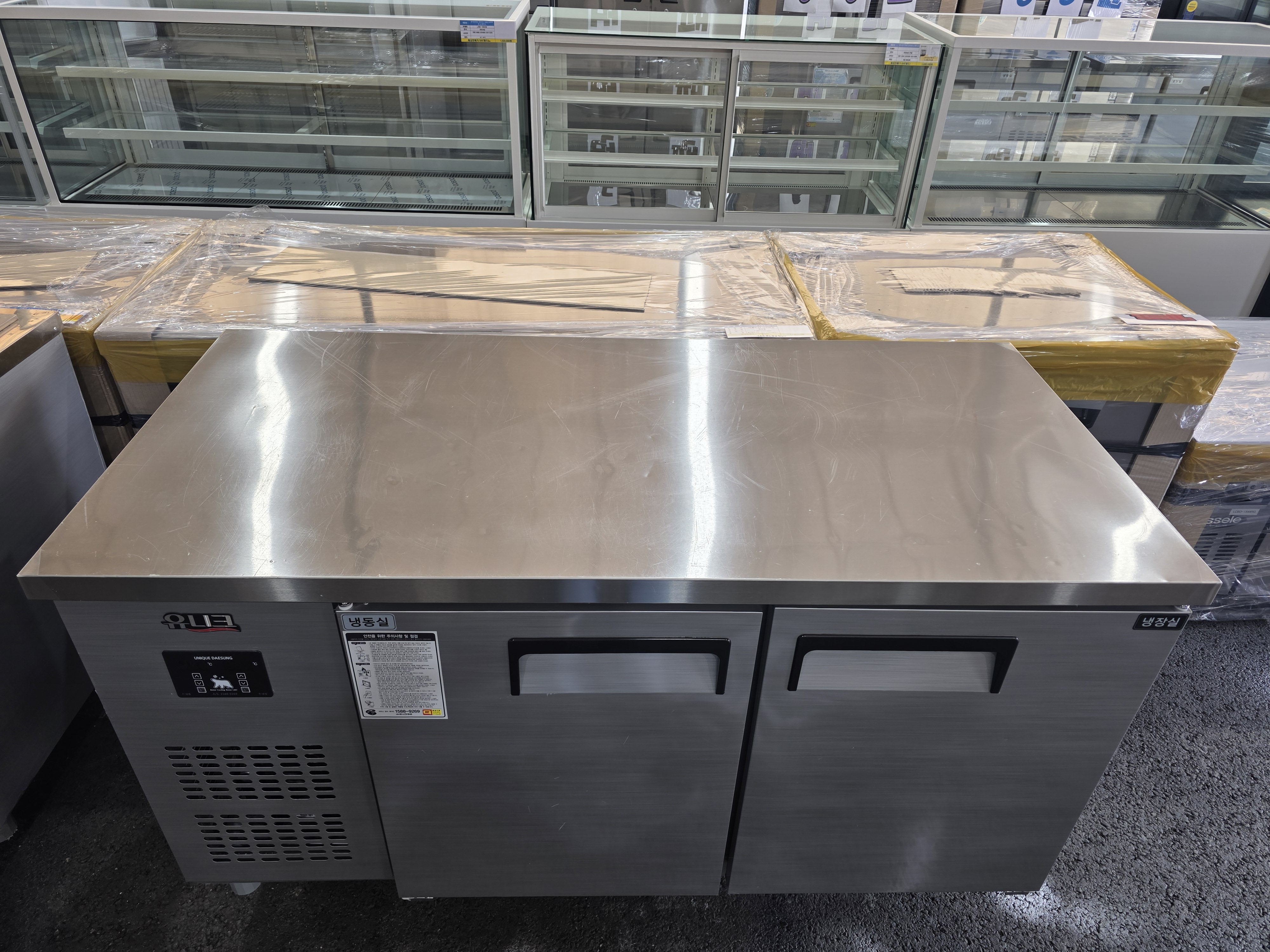 유니크 냉동,냉장테이블 1500 UDS-15RFTDR-SV1