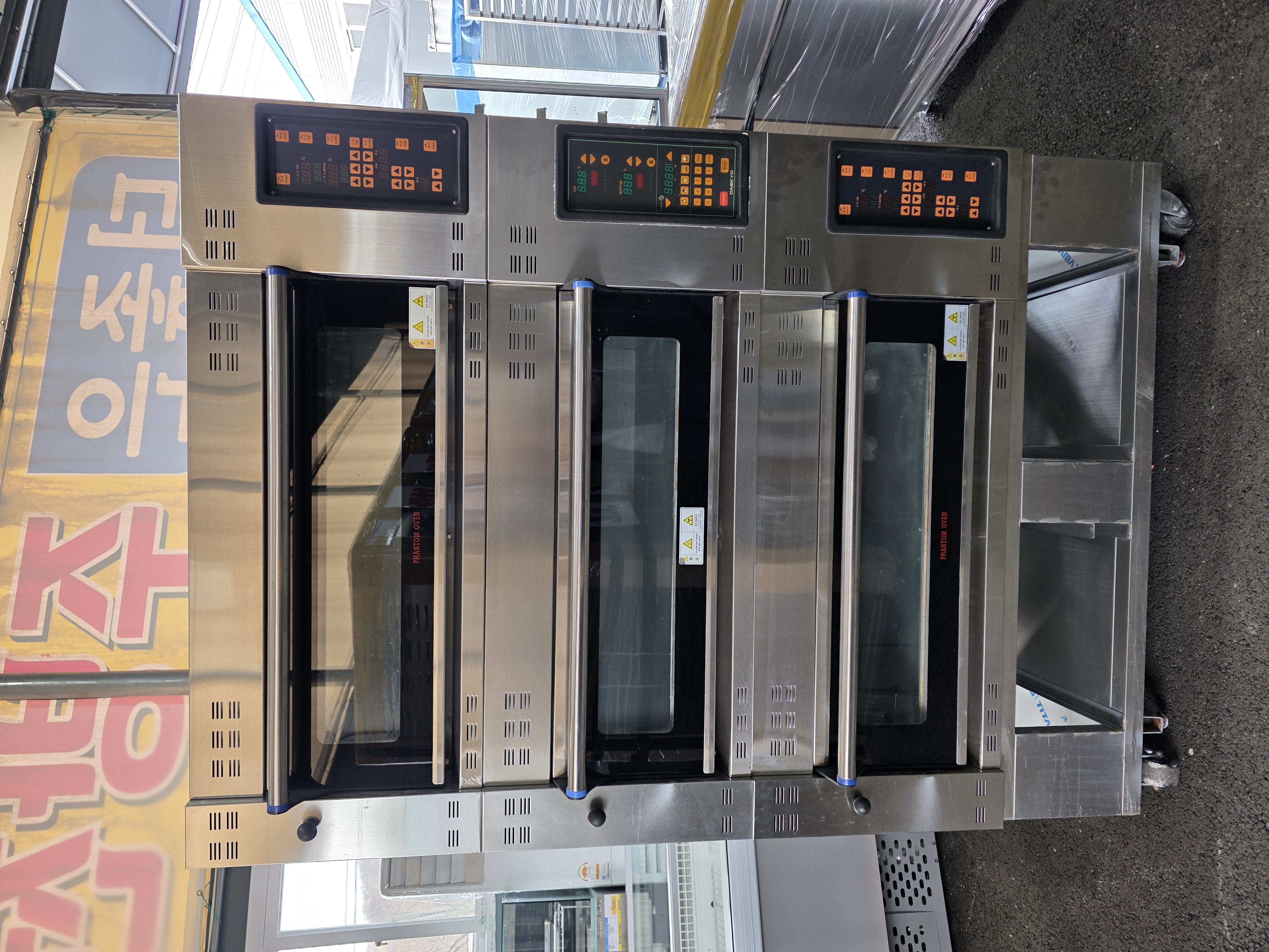 업소용 데크오븐 2매 3단/ 팬텀 데크오븐 2매 2단+대교 데크오븐 2매 1단(스팀)