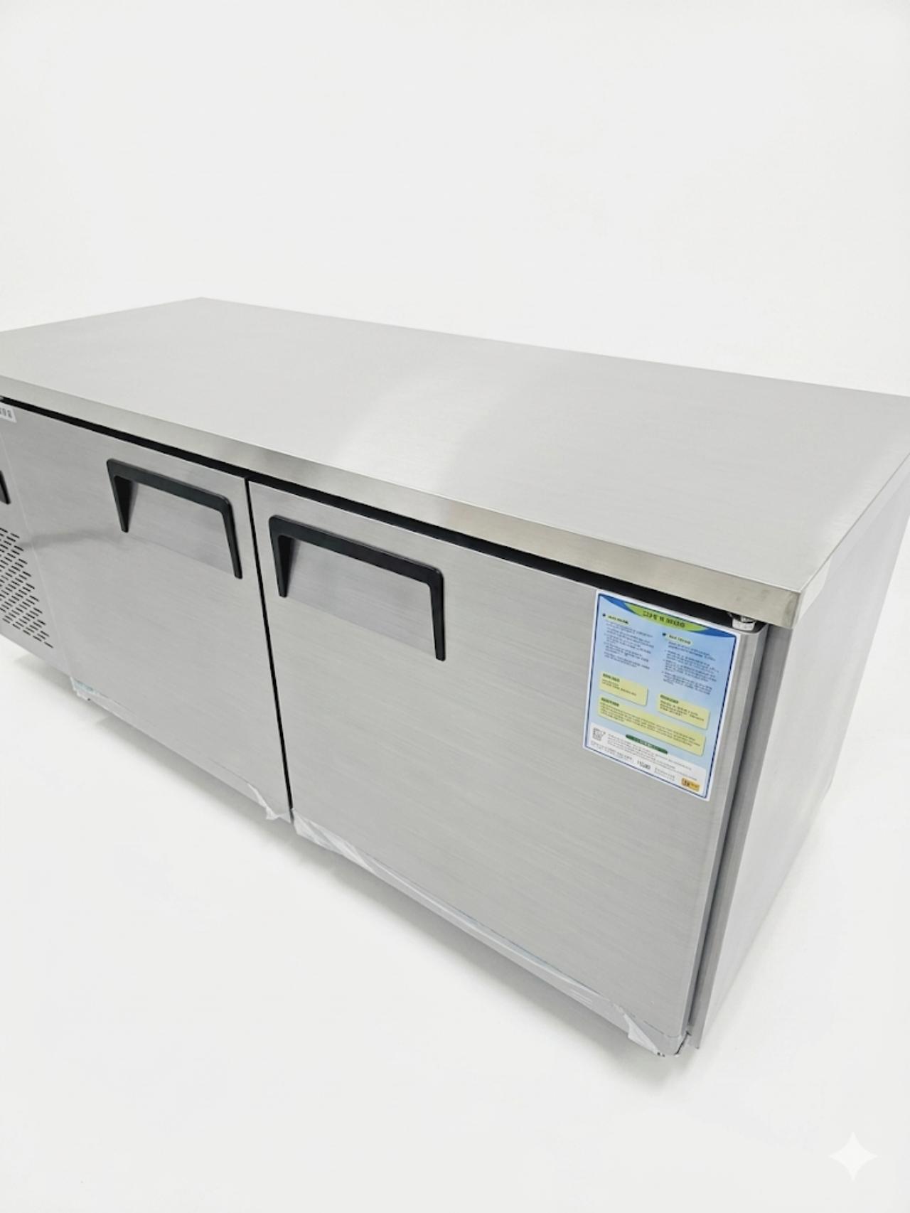 2025년식 우성테이블냉장고 1800(1개),1500(1개),1500(냉장냉동)