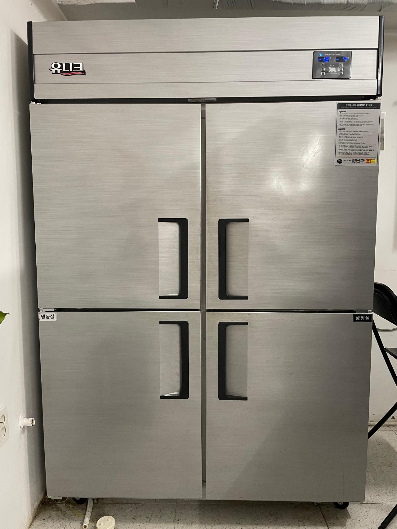 유니크 4도어 냉장 냉동고