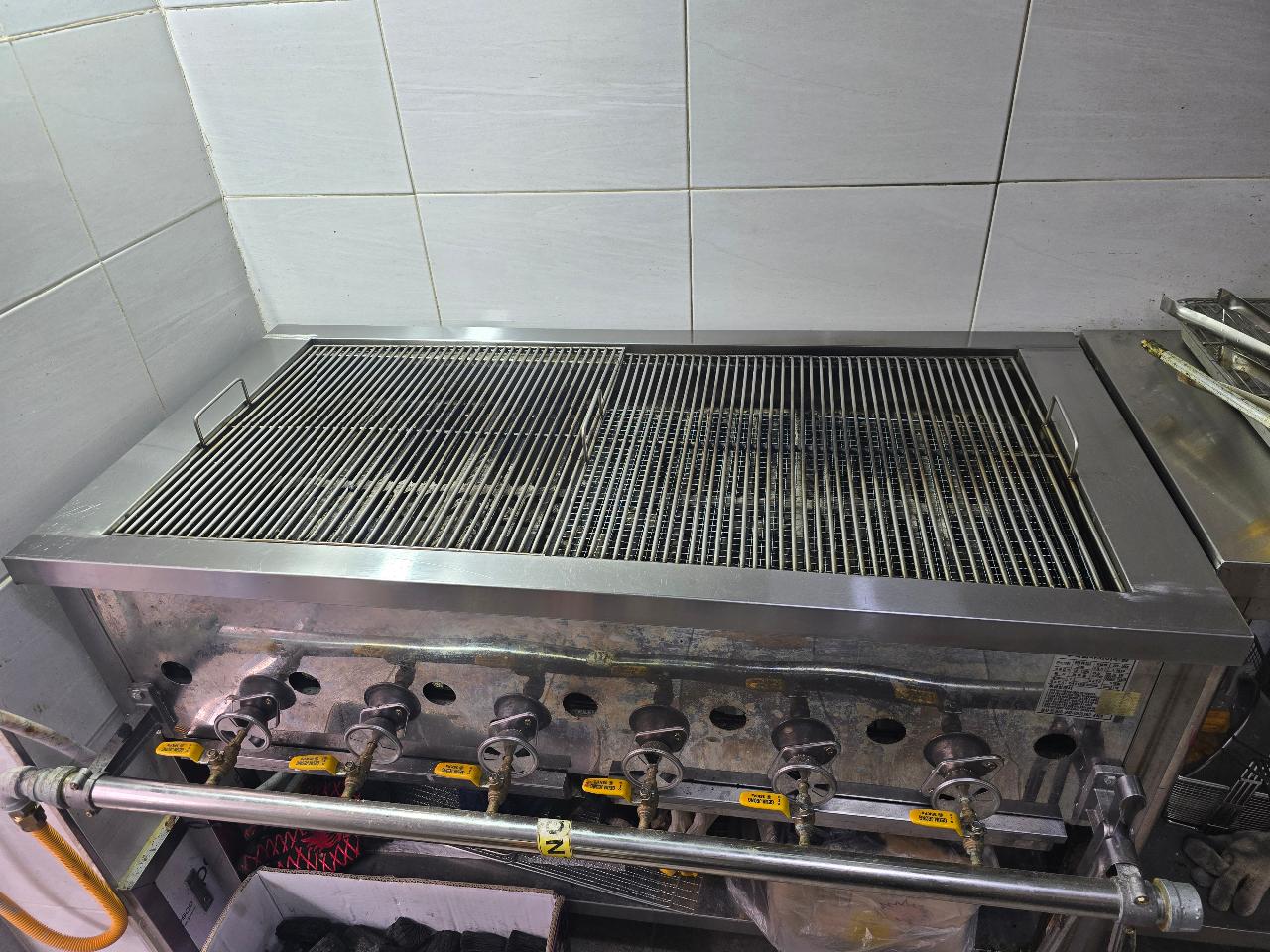 업소용 LNG6구 숯불그릴 간텍기