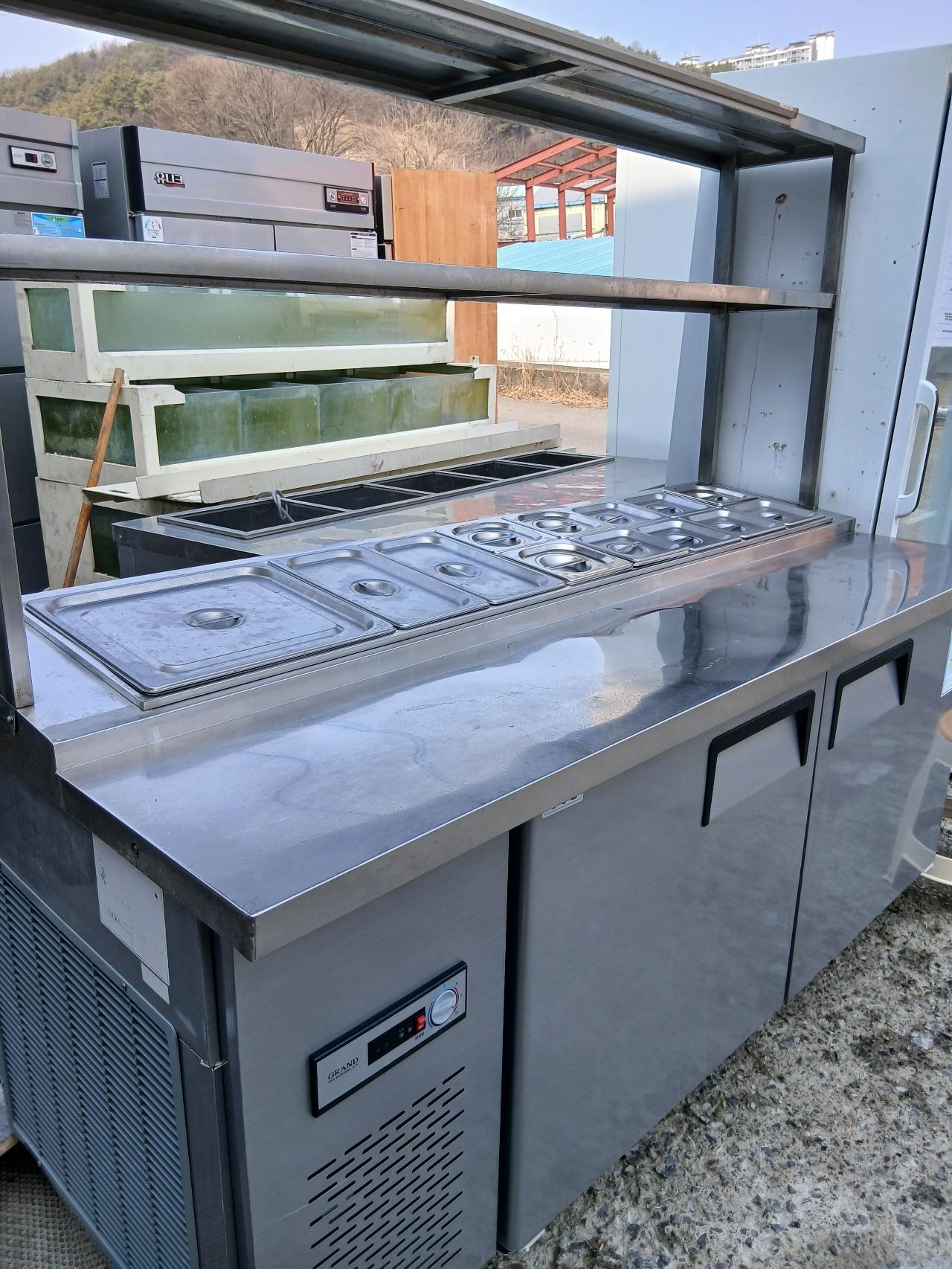 우성 1800 토핑 냉장고 김밥냉장고 반찬냉장고 1년반사용 122 1