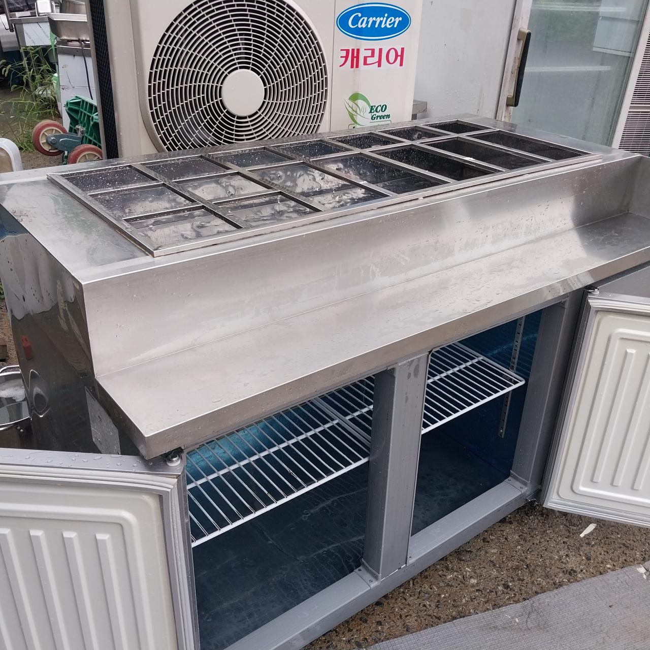 우성 1500 토핑냉장고 상태최상 반찬냉장고 김밥냉장고 108 7