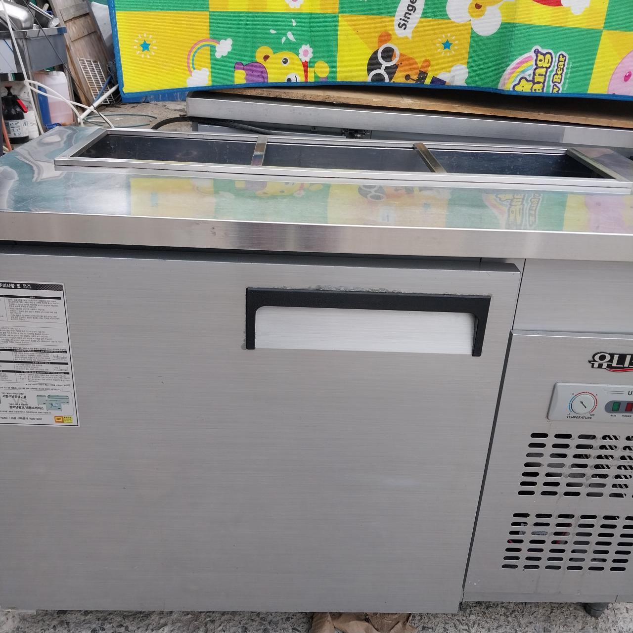 유니크 1200 반찬냉장고 셀러드바 냉장고 김밥냉장고 토핑냉장고 195