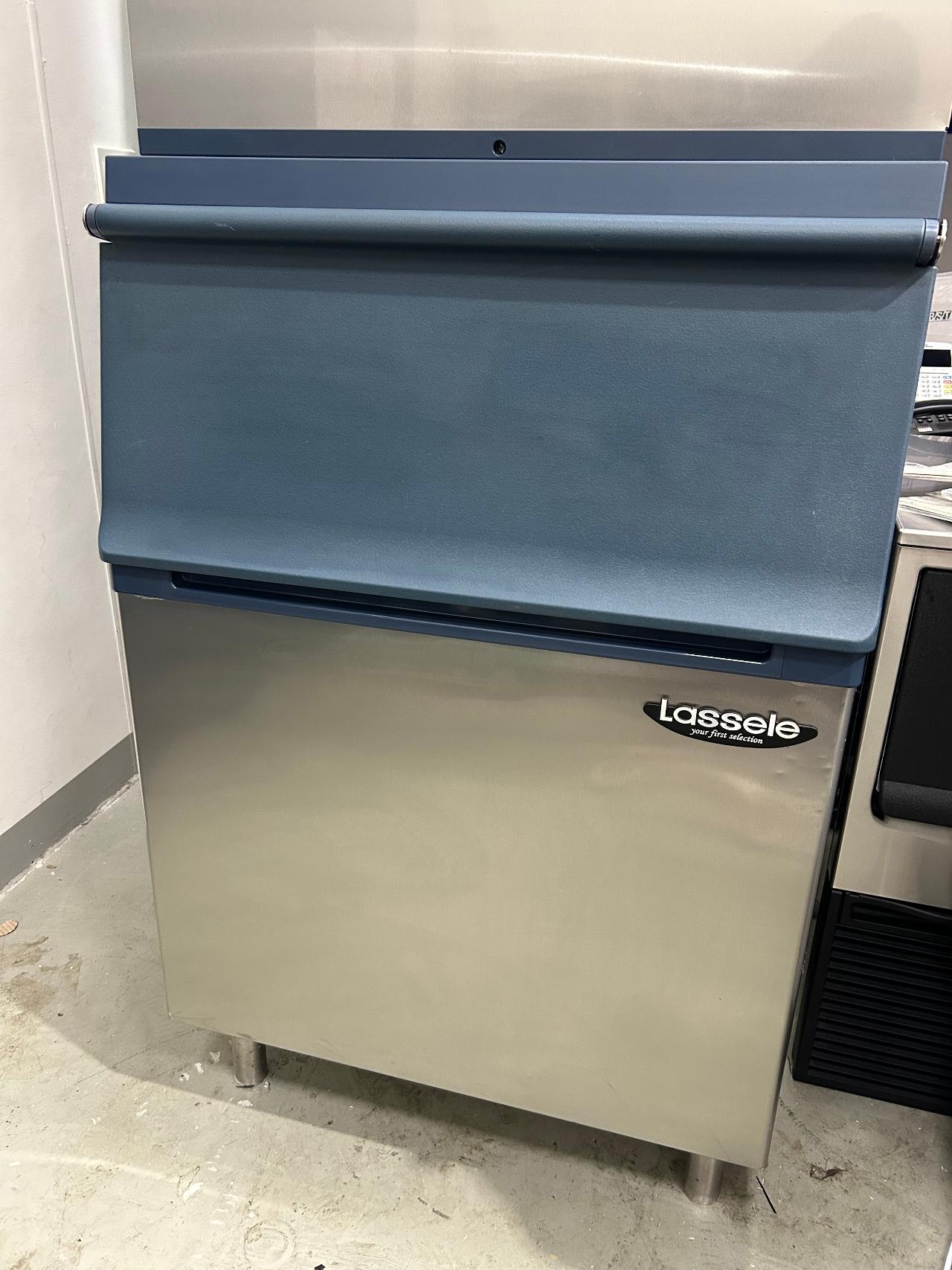 (신품급) 라셀르 LIM-400W 수냉식 반달얼음 제빙기 438kg 3