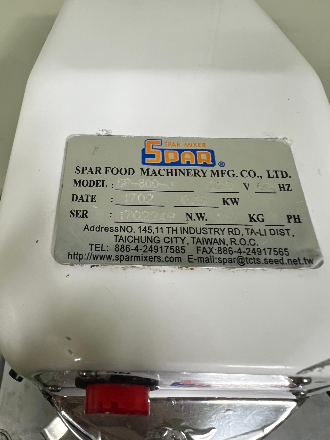 스파믹서 sp-800-j 화이트 8L 반죽기 팝니다 2