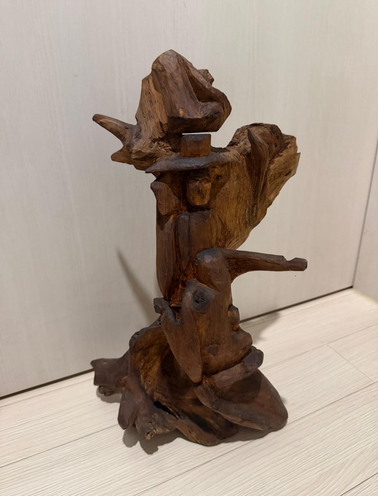 벽조목 산신 조각상 2