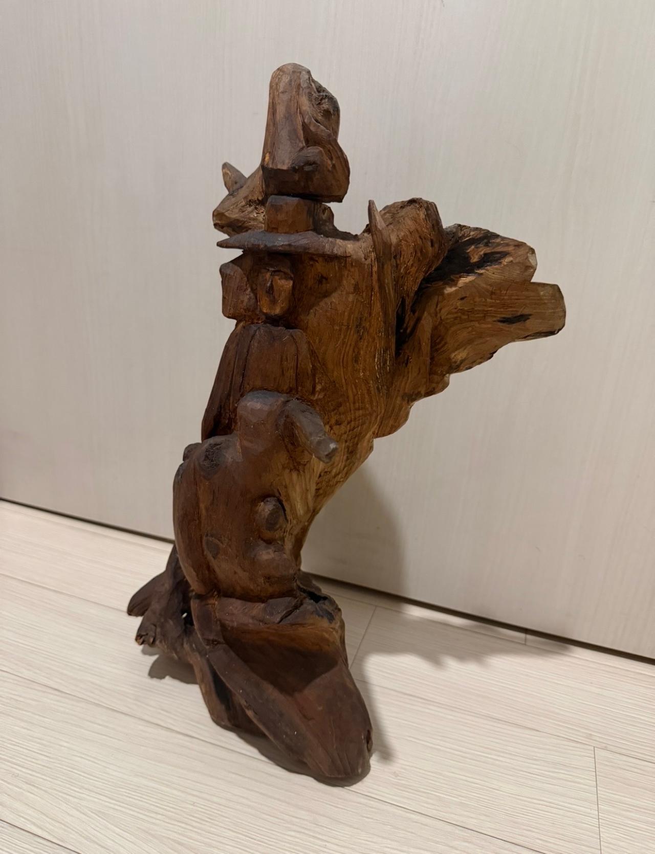 벽조목 산신 조각상 3