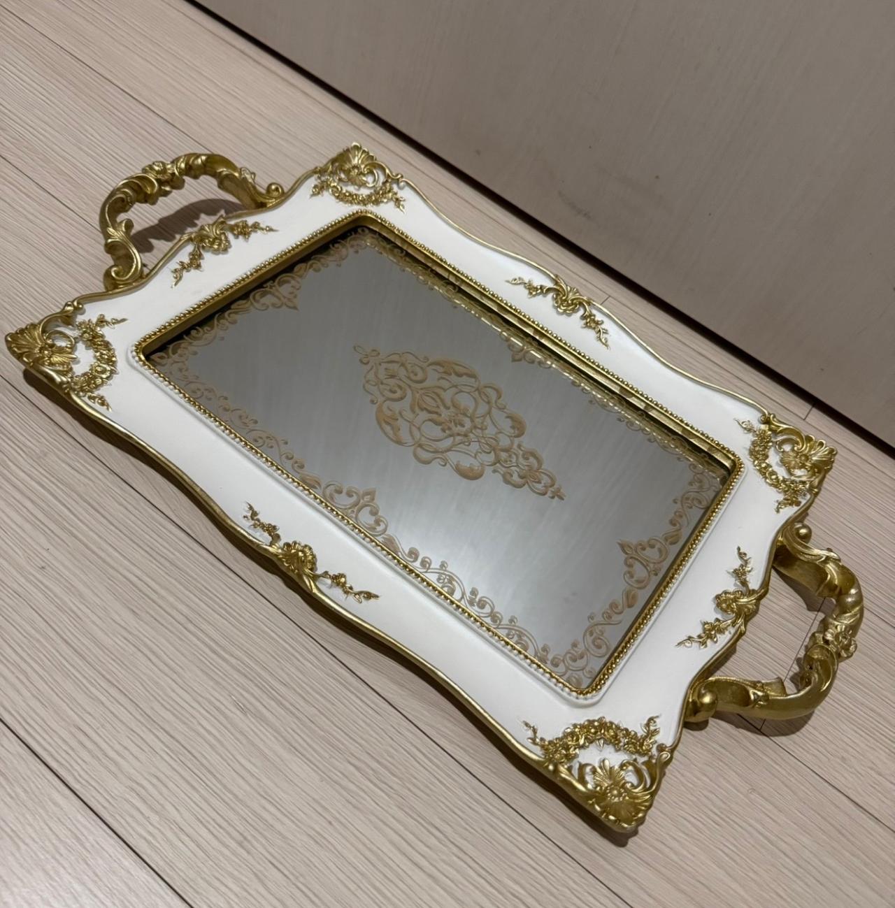 엔틱 골드 거울 트레이 3